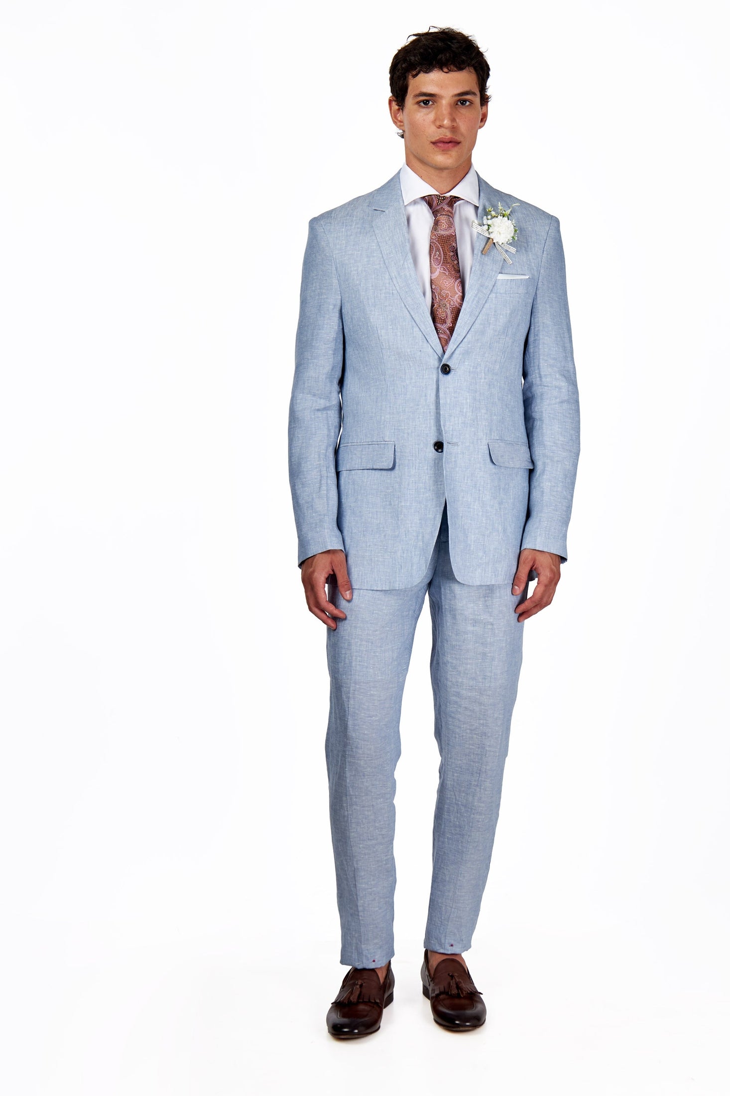 LEWIS - Linen Tailored Fit Summer Suit