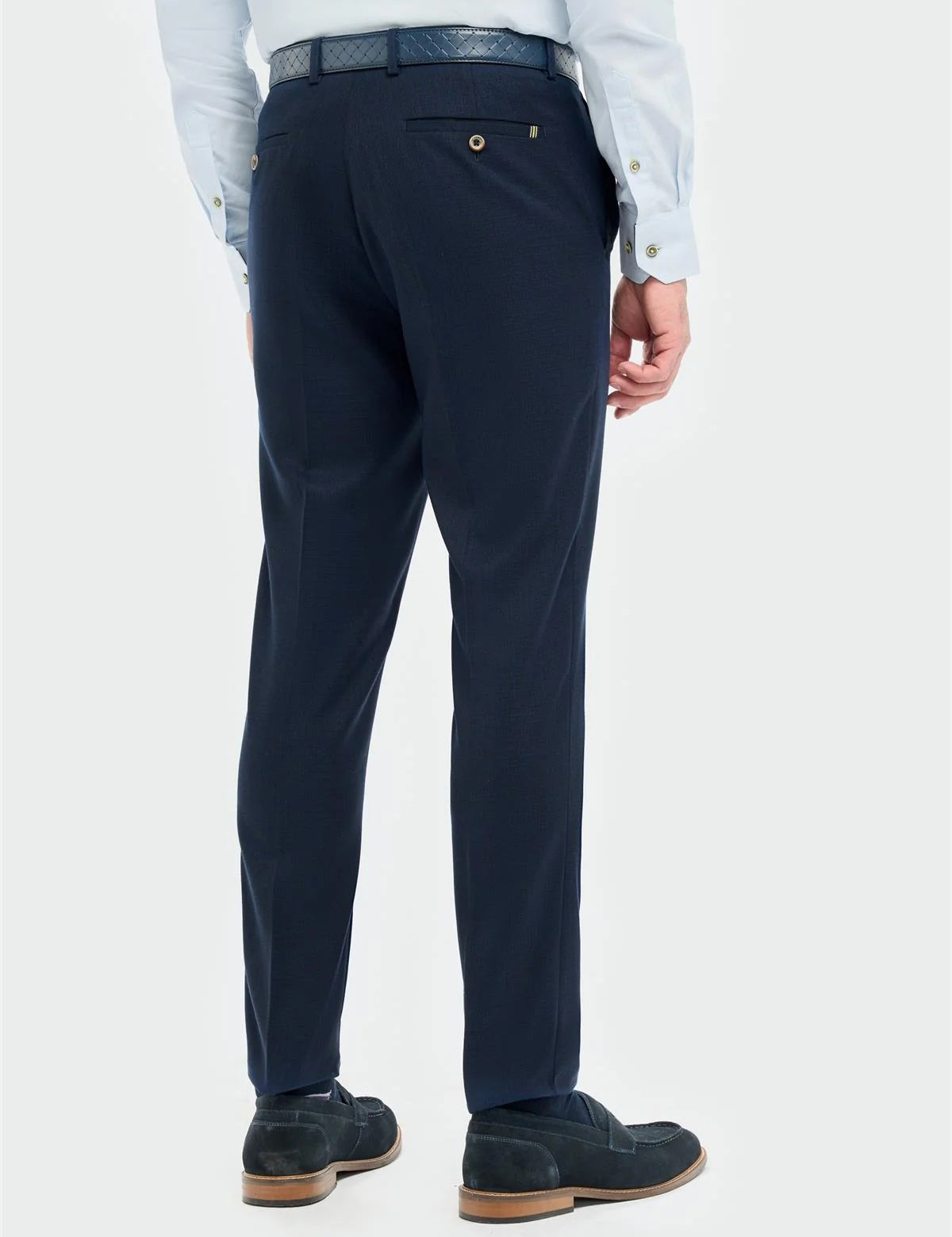 Cavani – Tropez Navy Blue 3 Piece Suit Tailored Fit
