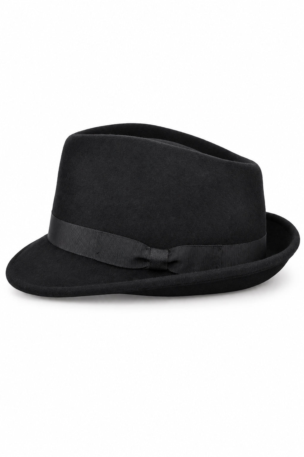Trilby Wool Felt Hat In Black