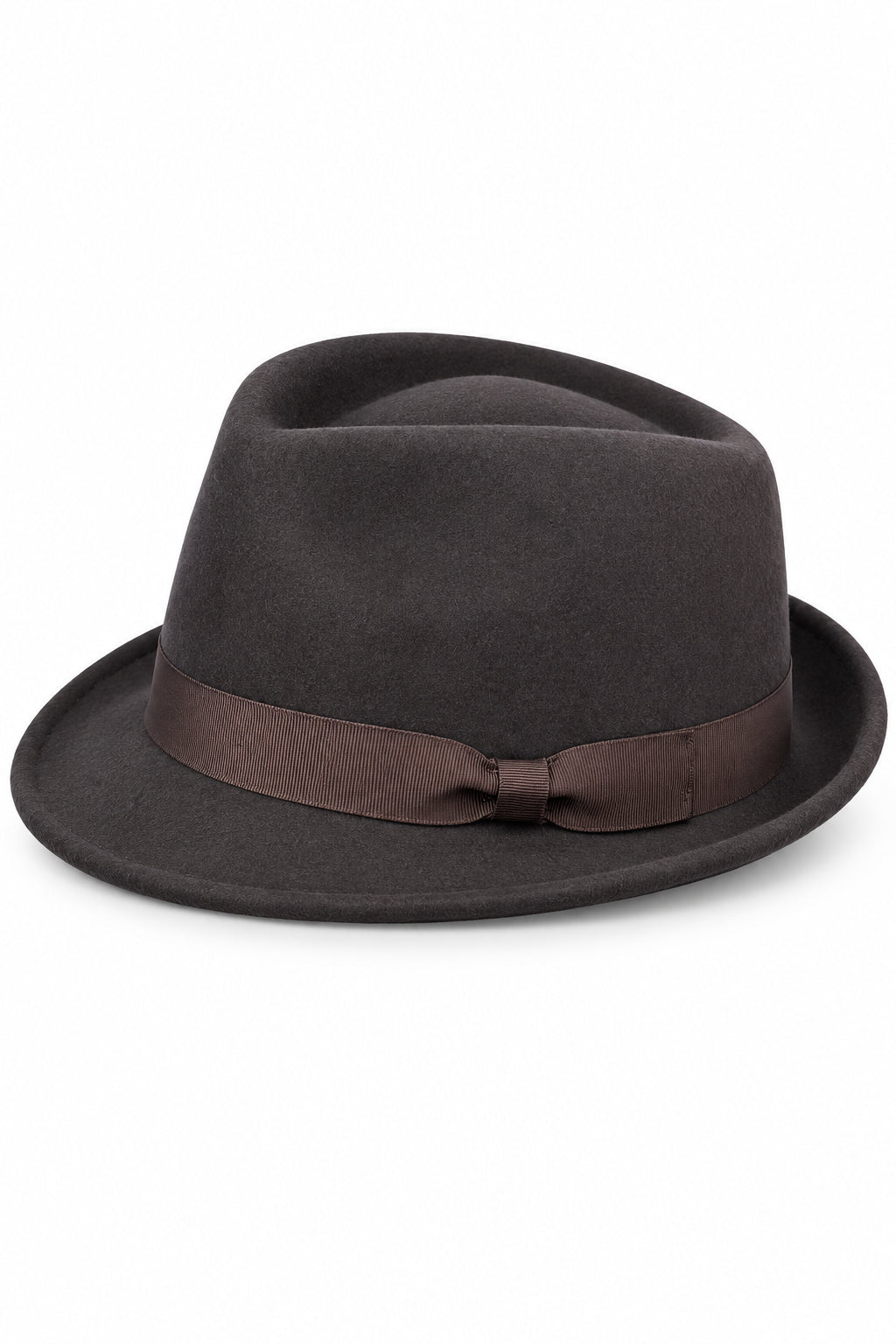 Trilby Wool Felt Hat In Brown