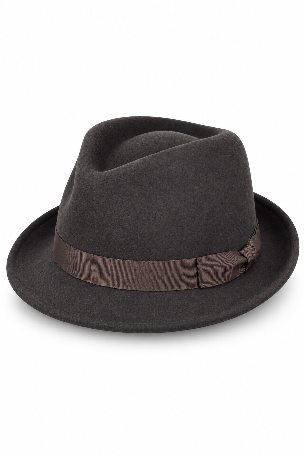 Trilby Wool Felt Hat In Brown