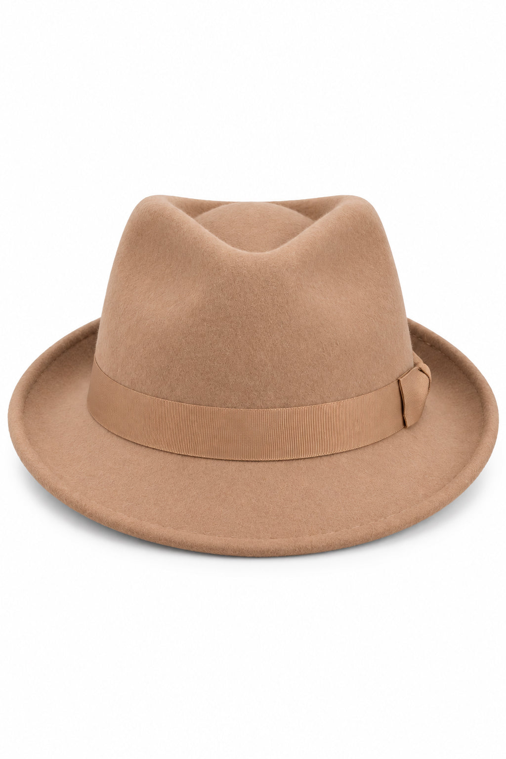 Trilby Wool Felt Hat In Tan