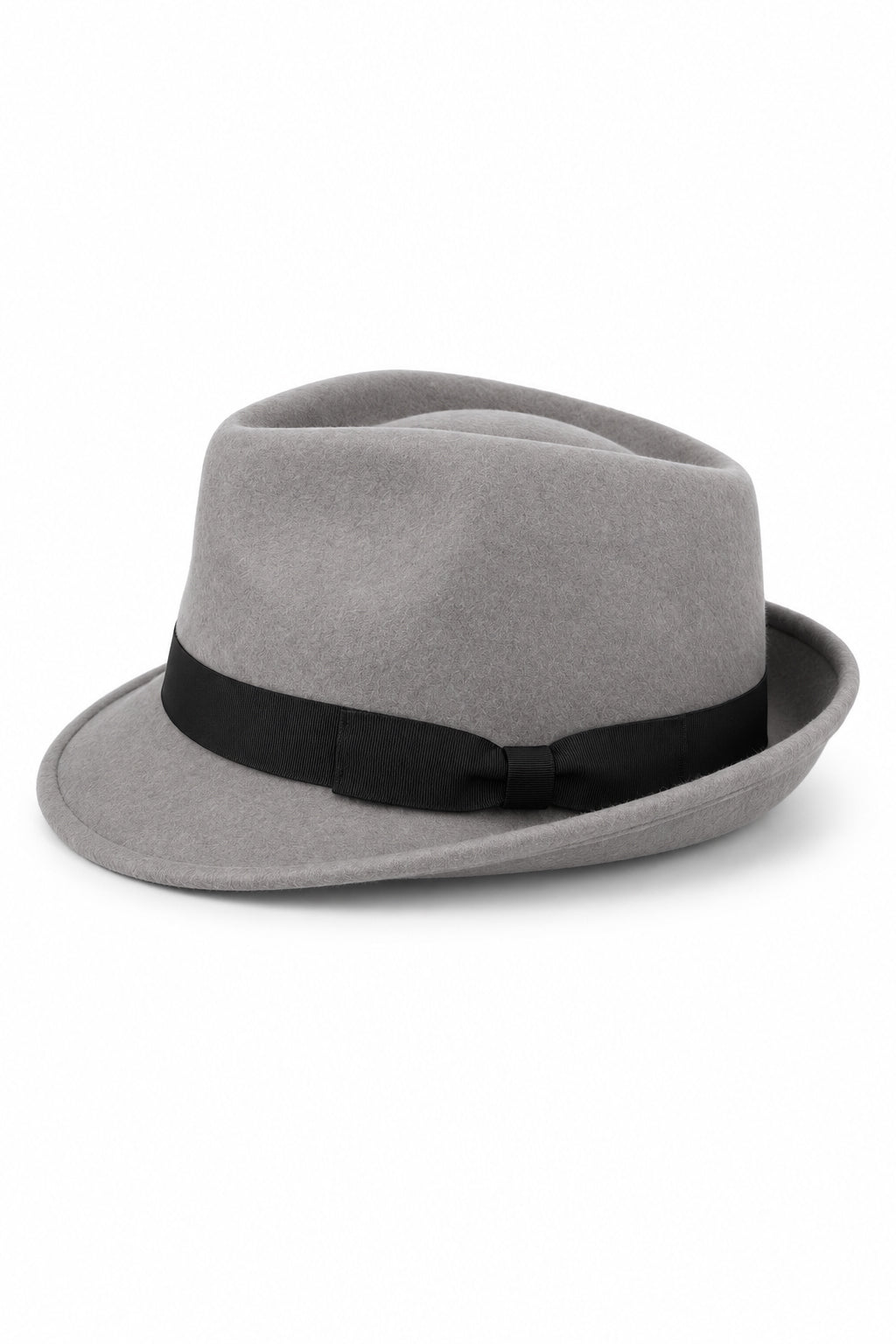 Trilby Wool Felt Hat In Grey