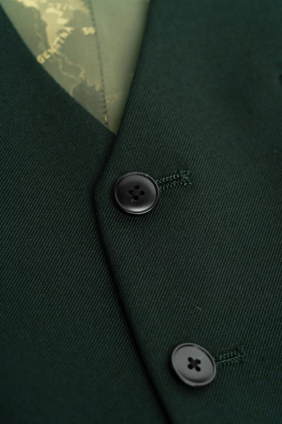 Cavani – Malibu Forest Green Waistcoat