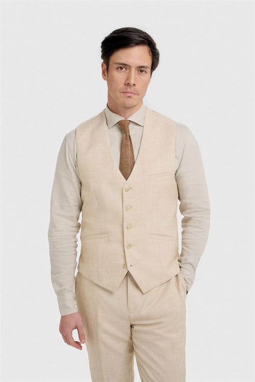 Cavani Malibu Men’s Beige Waistcoat