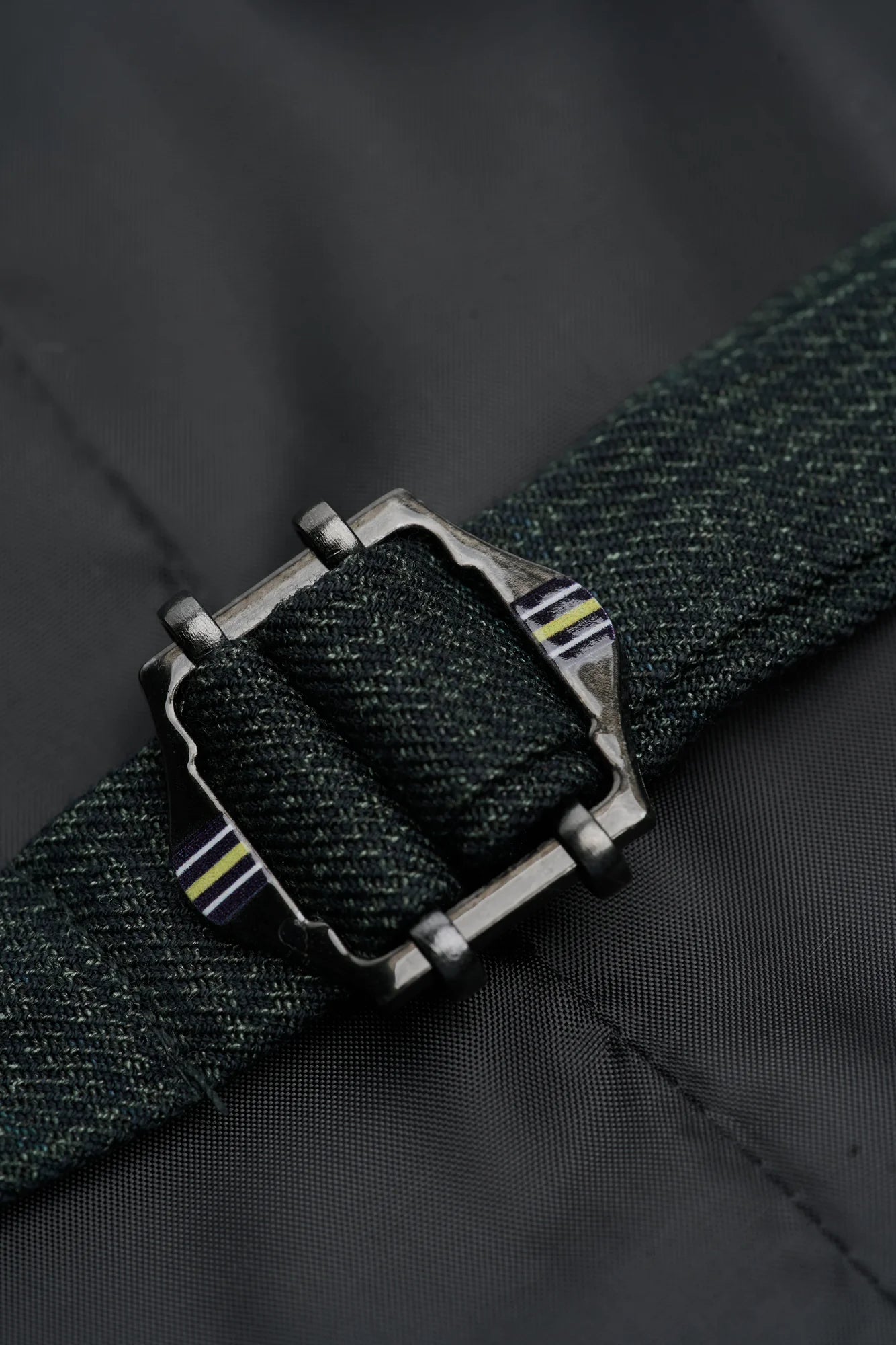 CARIDI SLIM FIT OLIVE WAISTCOAT