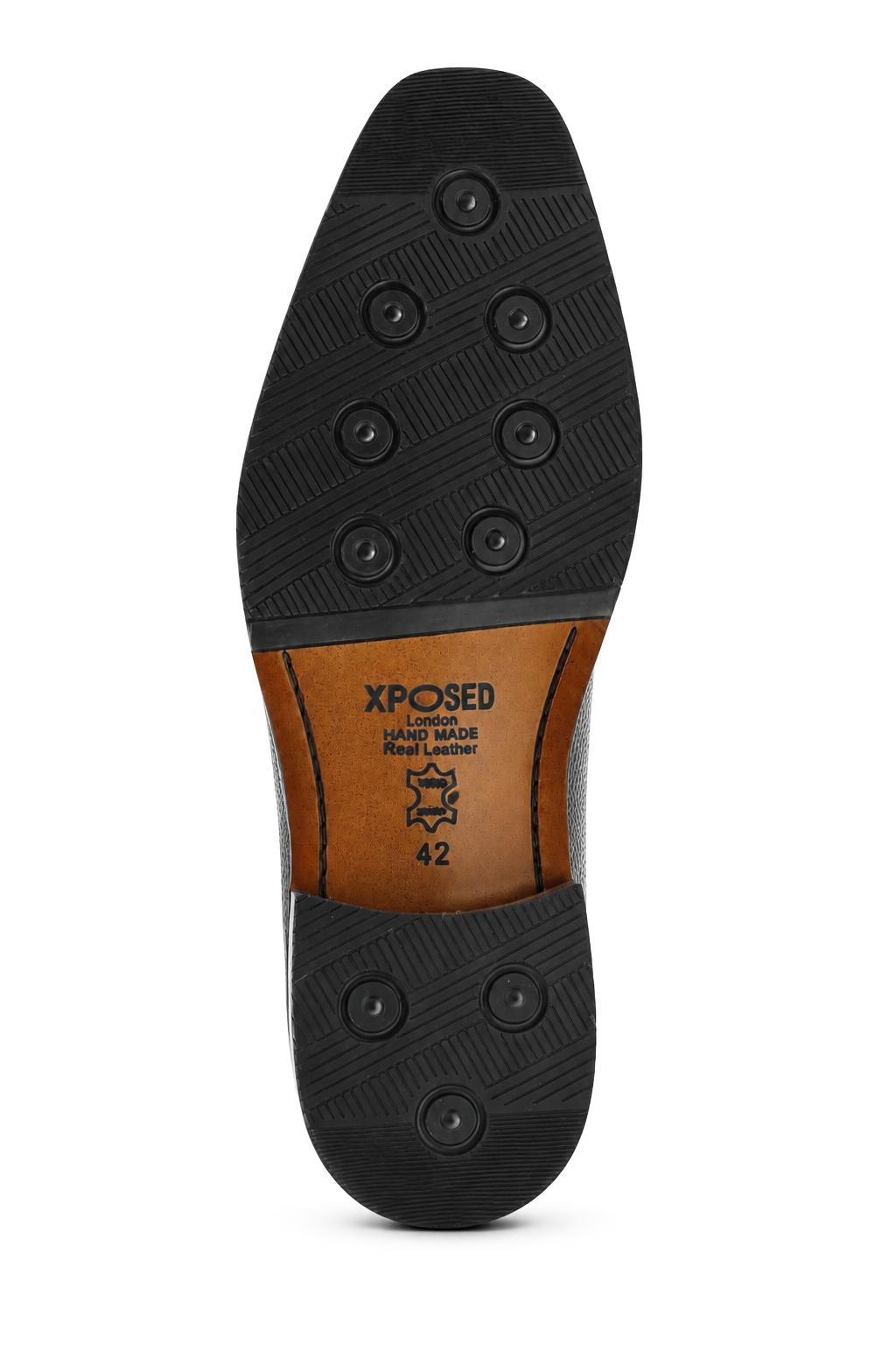 DEXTER Men’s Brown Leather & Suede t Loafers