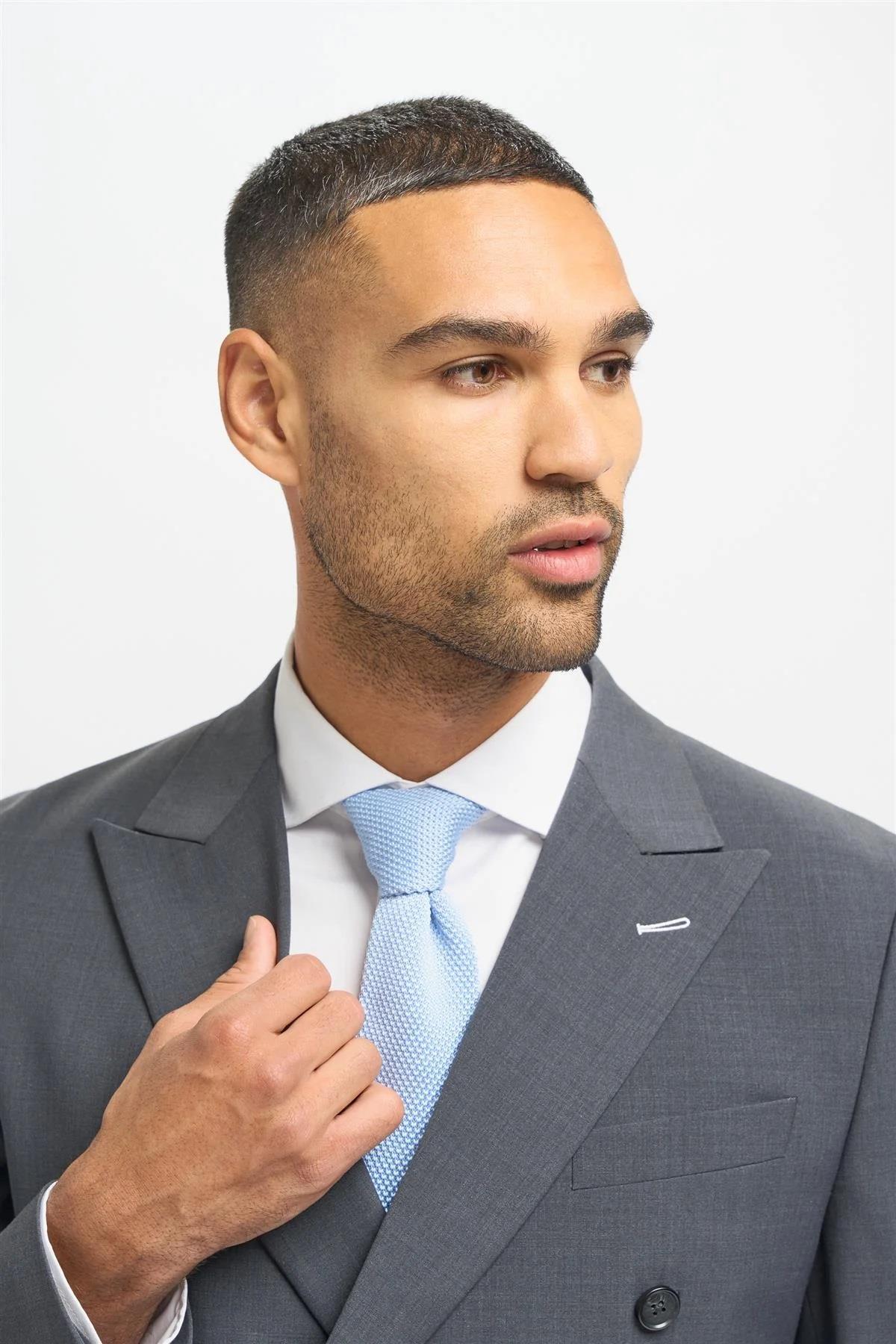 Cavani Bond Wool Rich Charcoal Double Breasted 2 Piece Suit