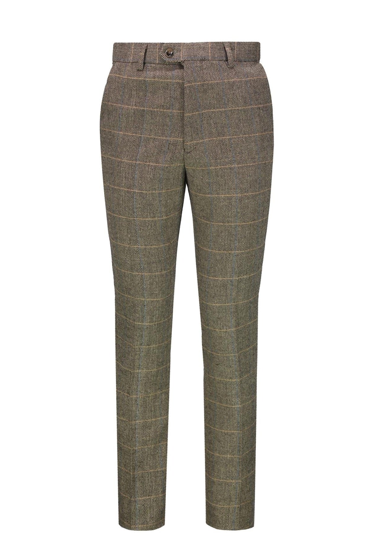 Brown Tweed Suit Trouser - X3309-2
