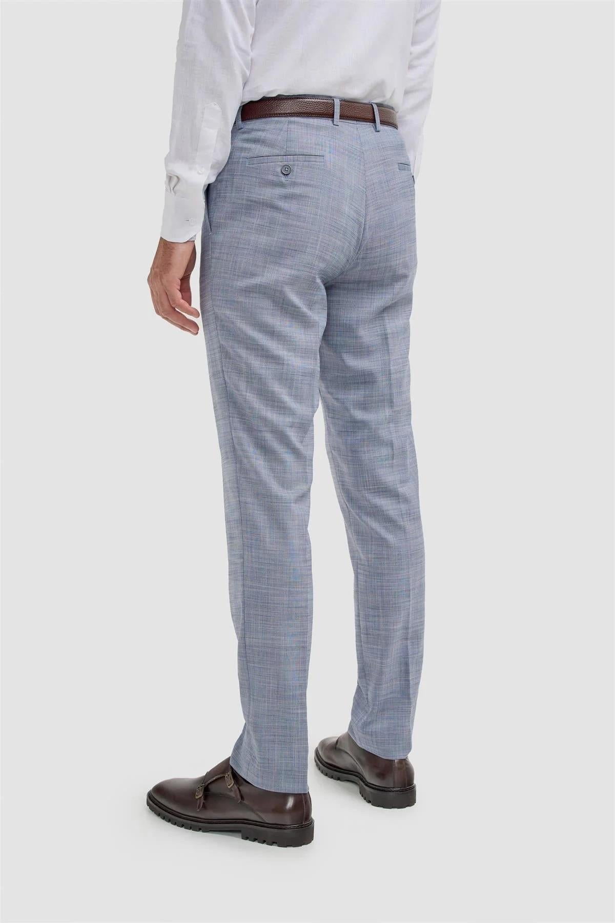 Cavani Camden Blue 3 Piece Suit – Men’s Slim Fit Wedding & Formal Suit