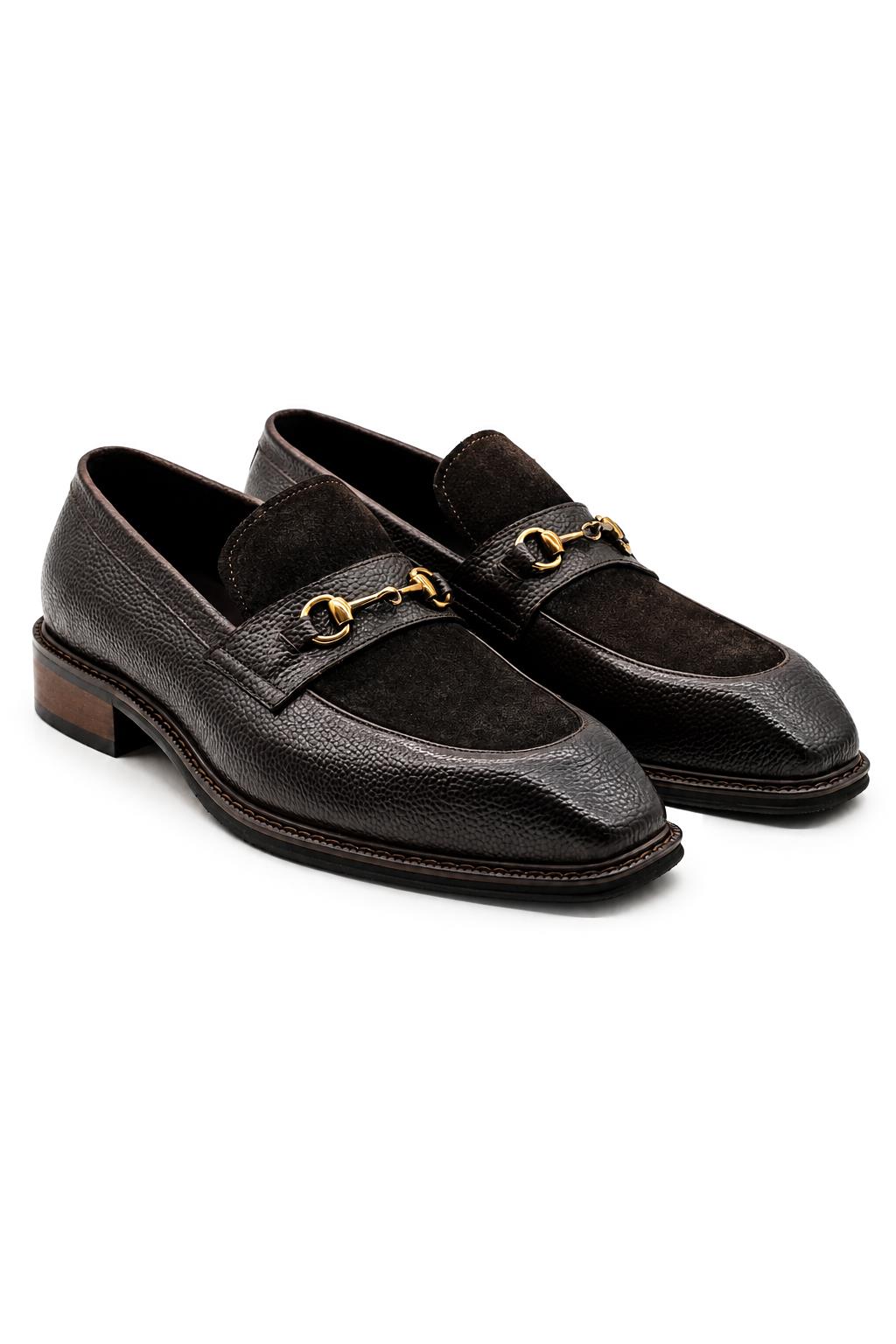 DEXTER Men’s Brown Leather & Suede t Loafers