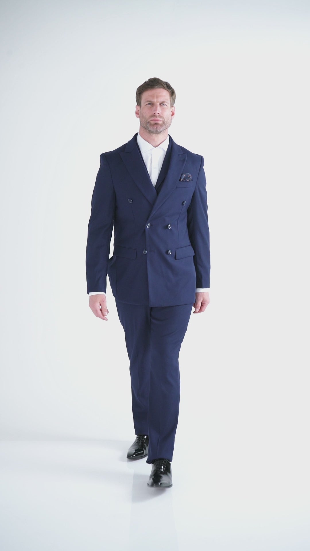 GRAHAM - NAVY DOUBLE BREASTED SUIT