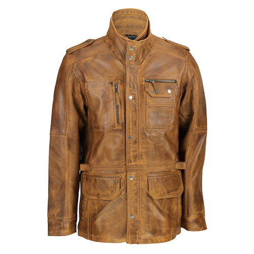 VESTE MILITAIRE HOMME VINTAGE TAN