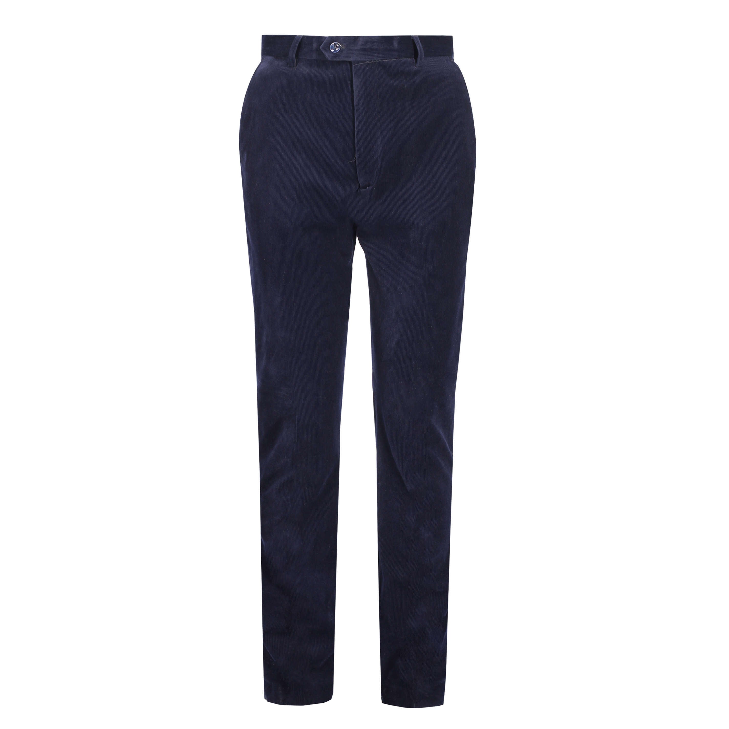 MATTHEW - CORDUROY TROUSER IN NAVY BLUE