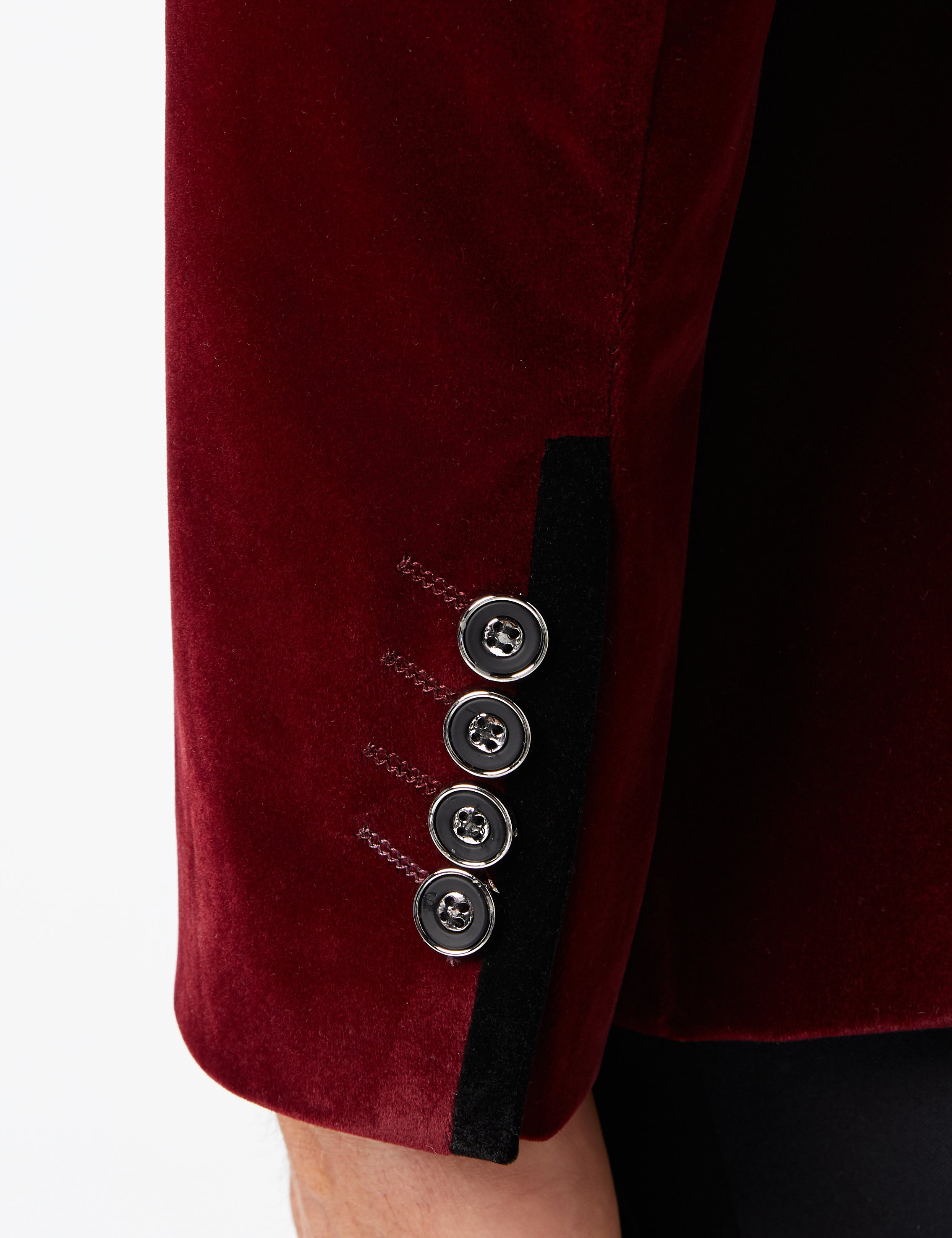 SAM - Burgundy Velvet Blazer