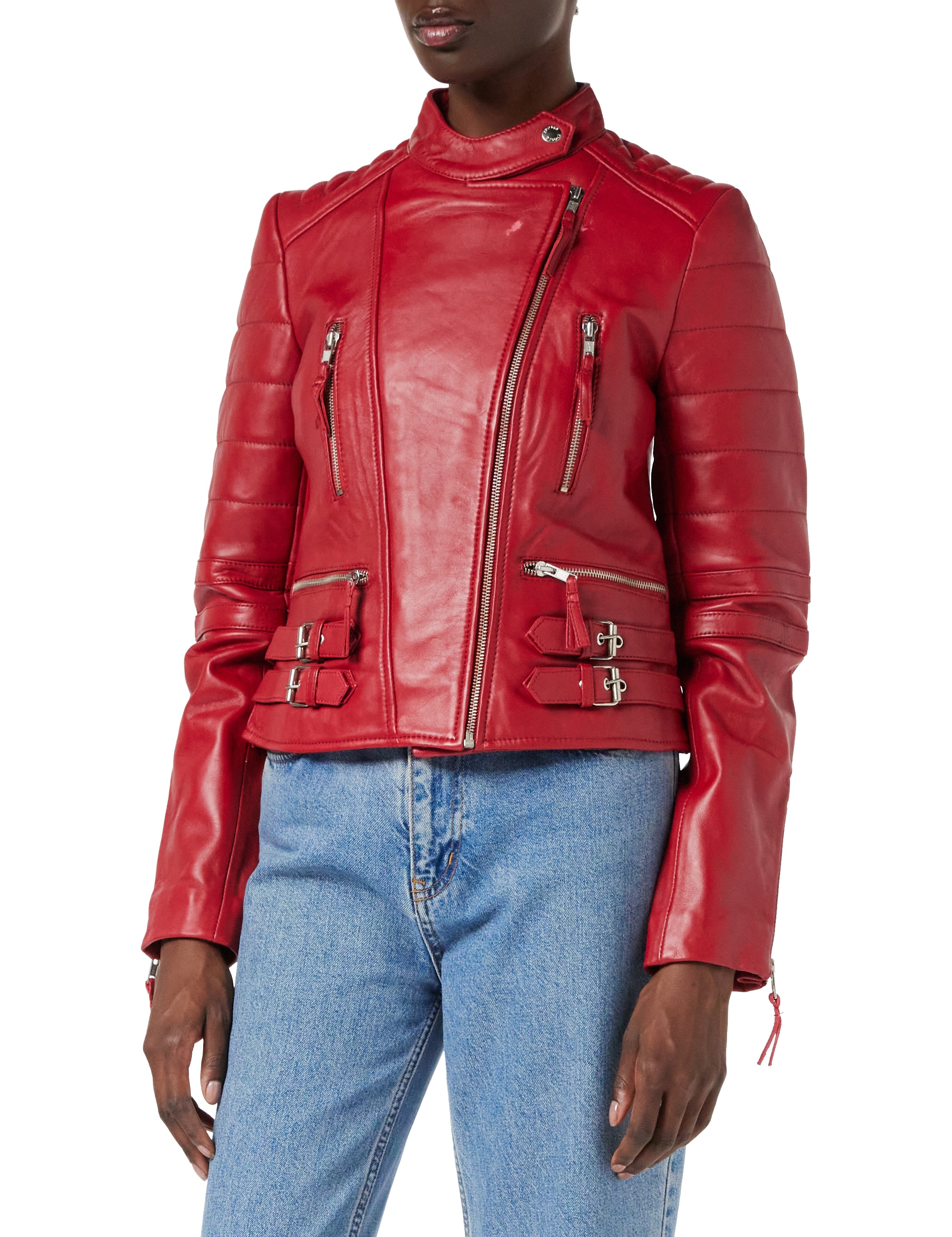 LADIES JACKET WITH BUCKLES