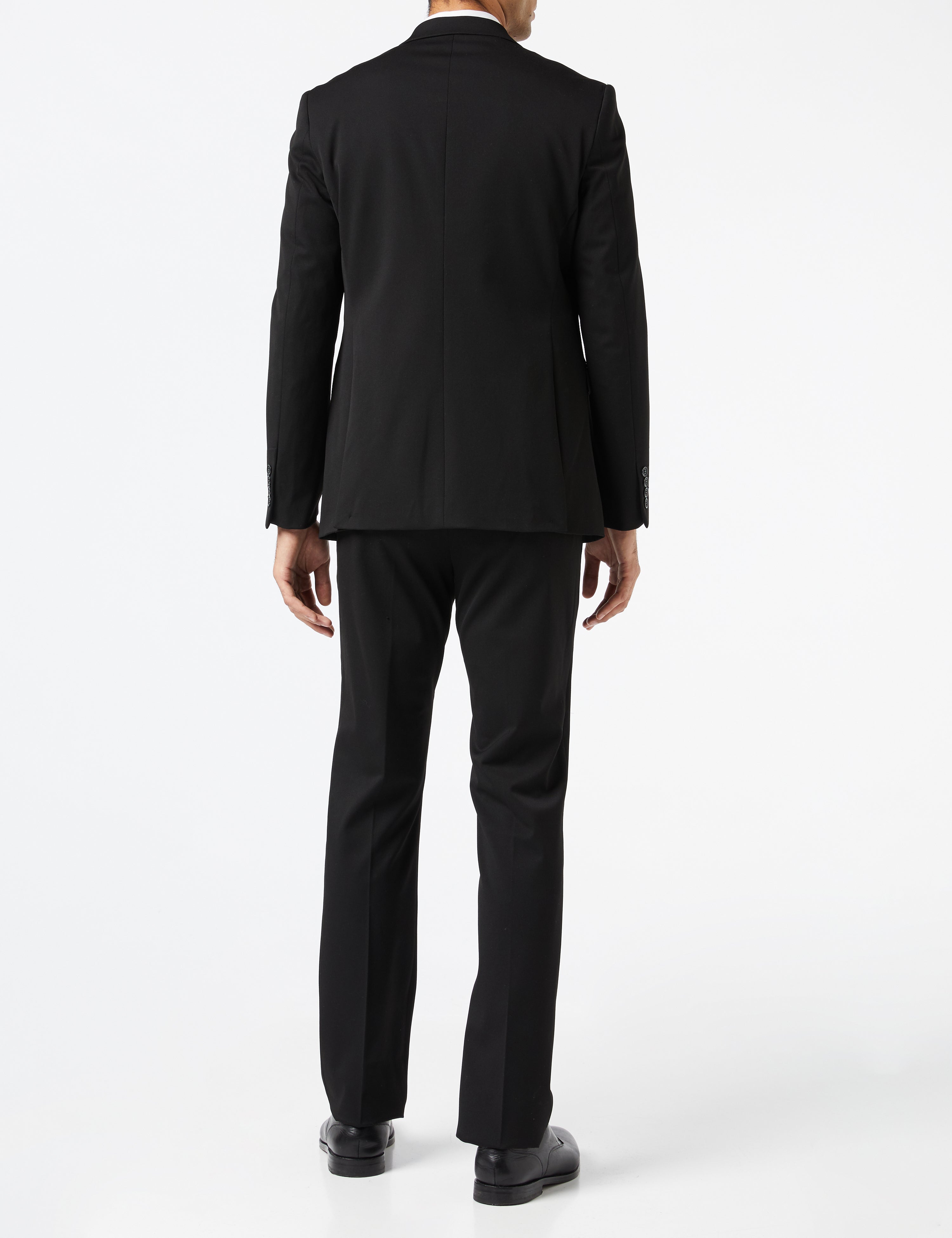 JROSS - Costume d'affaires formel noir 3 pièces