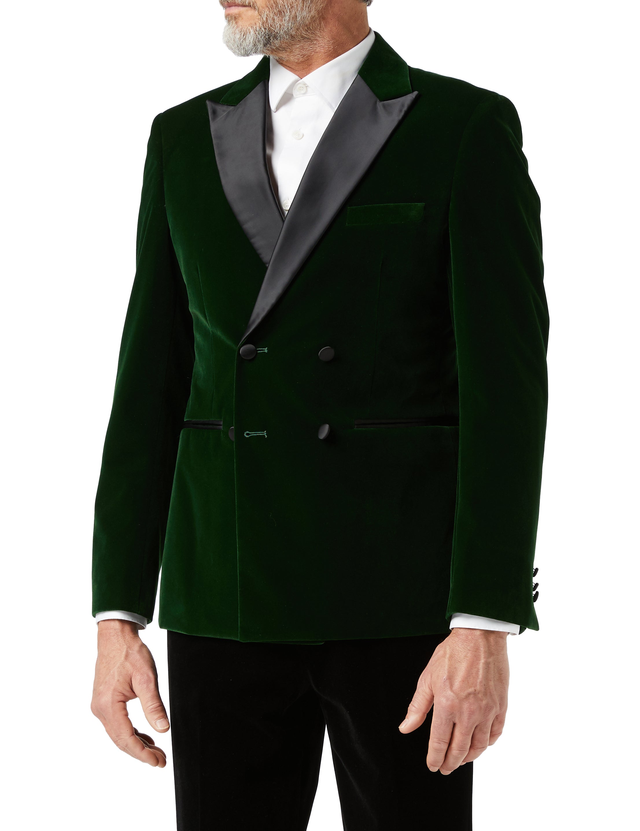 Green Soft Velvet Dinner Jacket