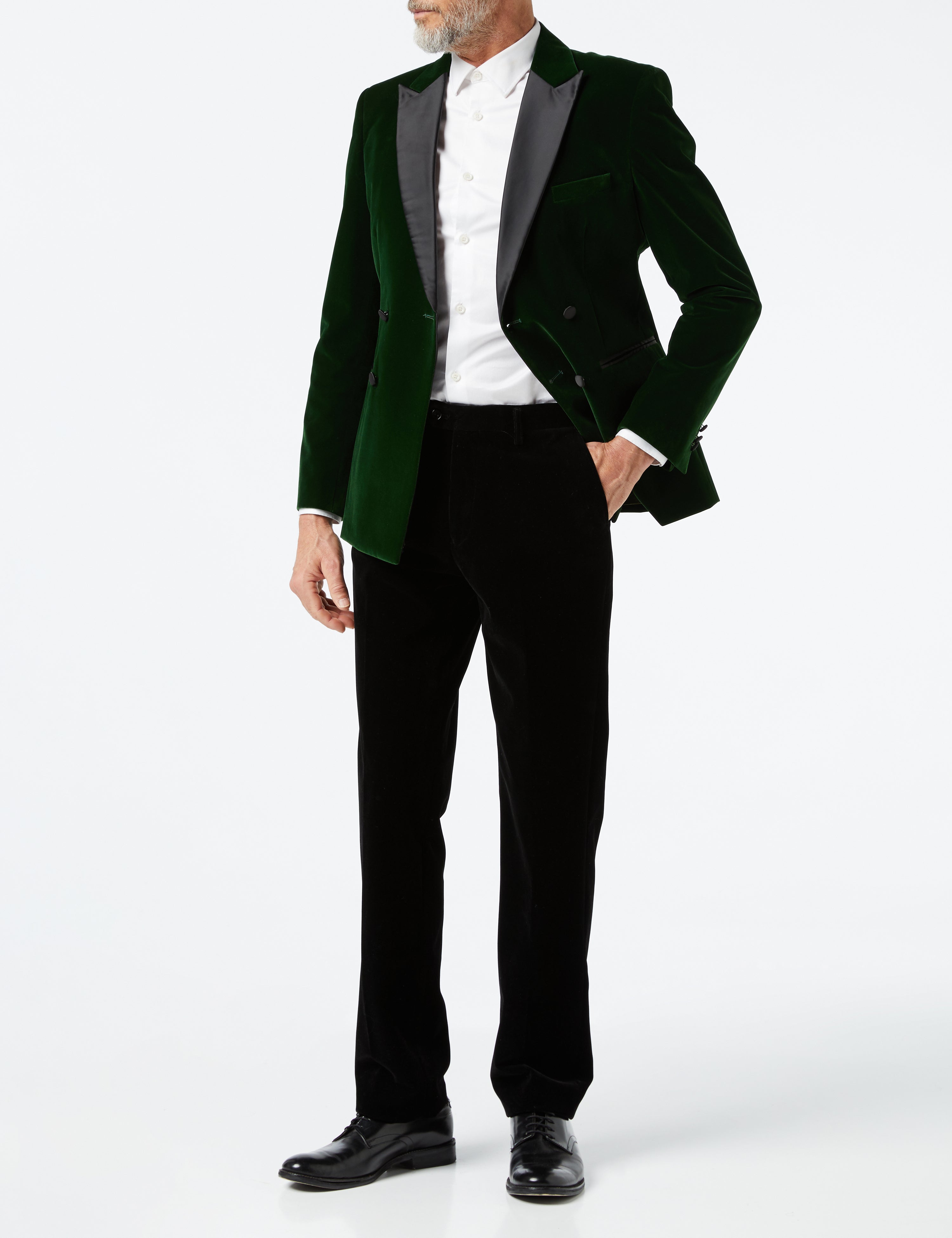 Green Soft Velvet Dinner Jacket