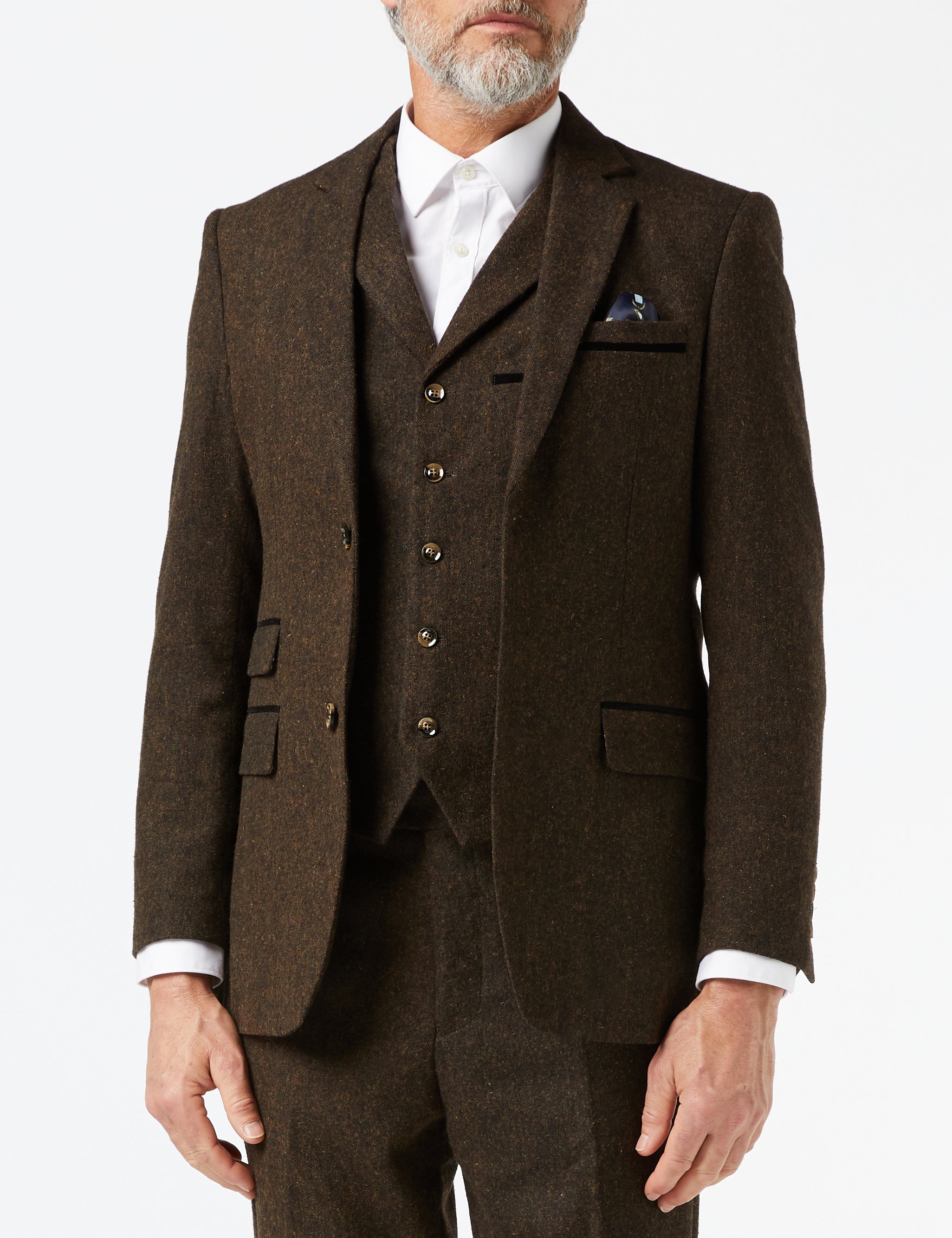 Brown Tweed Suit