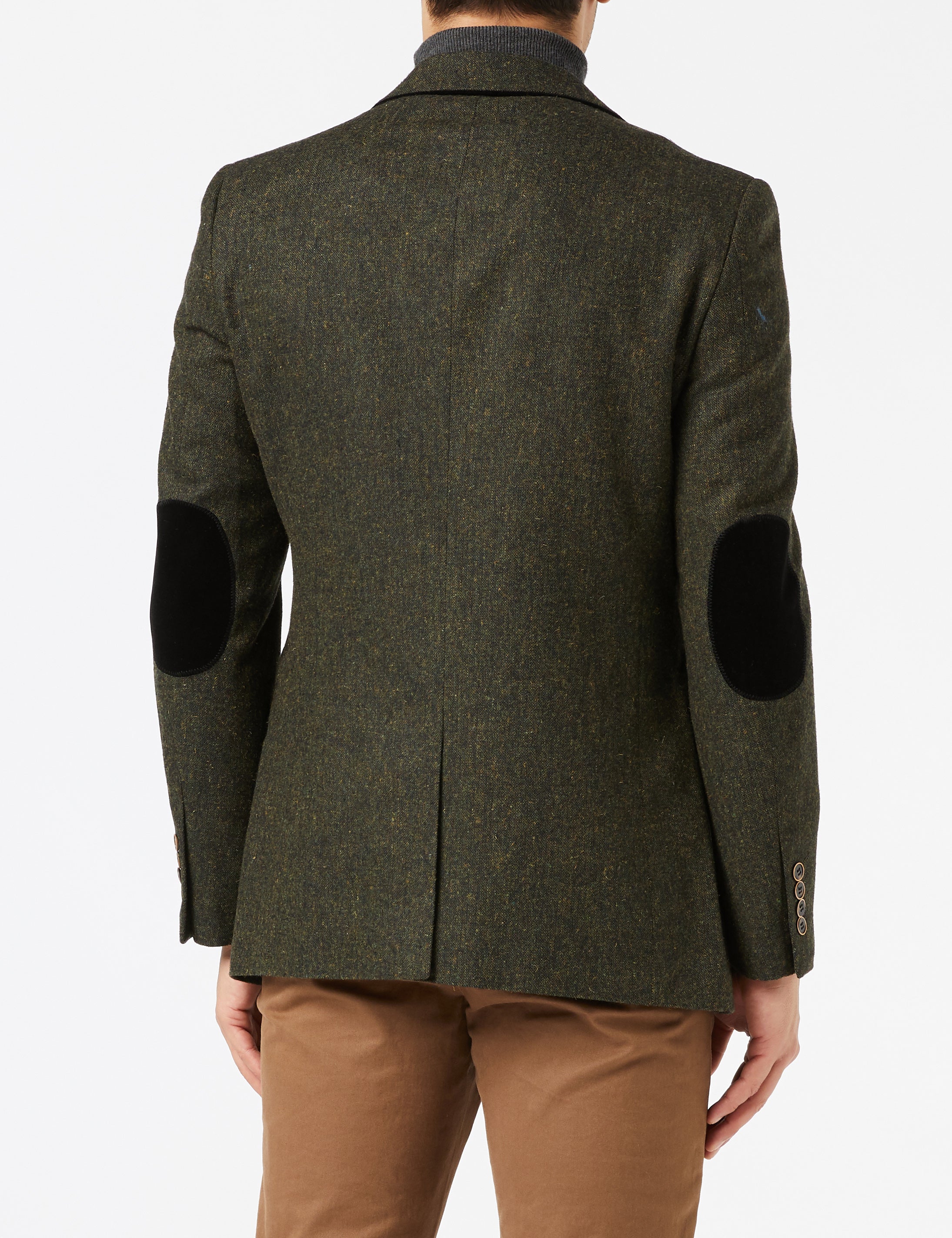 DANE - GREEN TWEED BLAZER