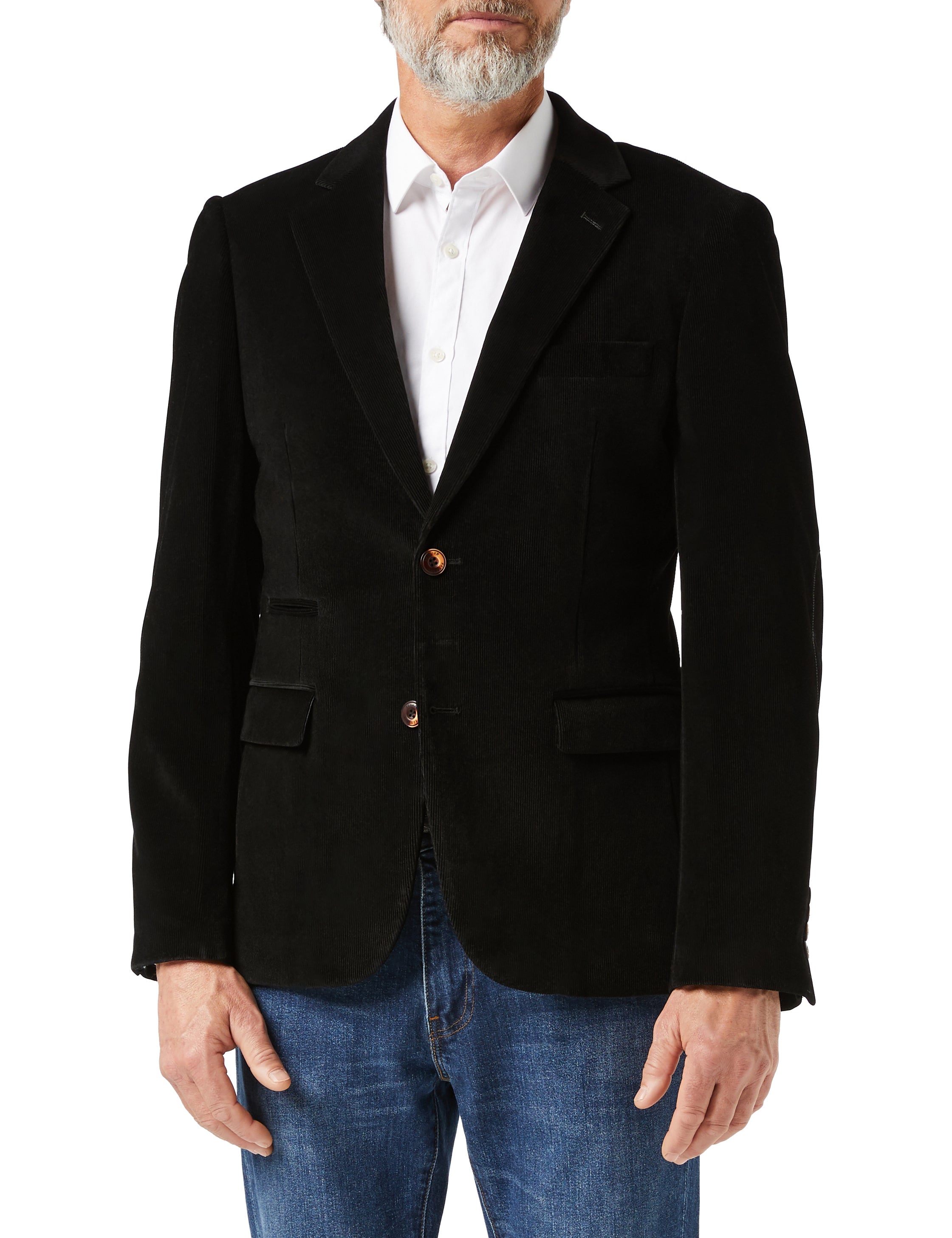 Black Corduroy Blazer Jacket