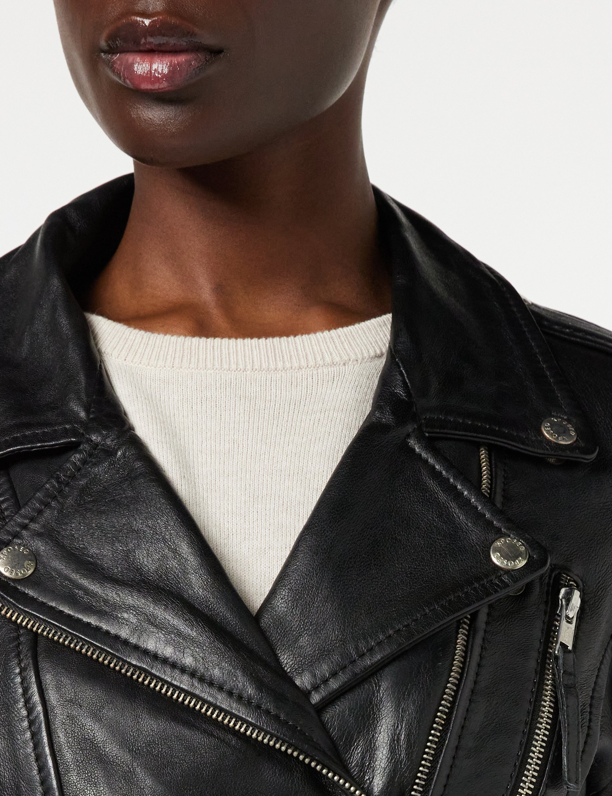 VESTE À BOUCLE ZIP VINTAGE FEMME