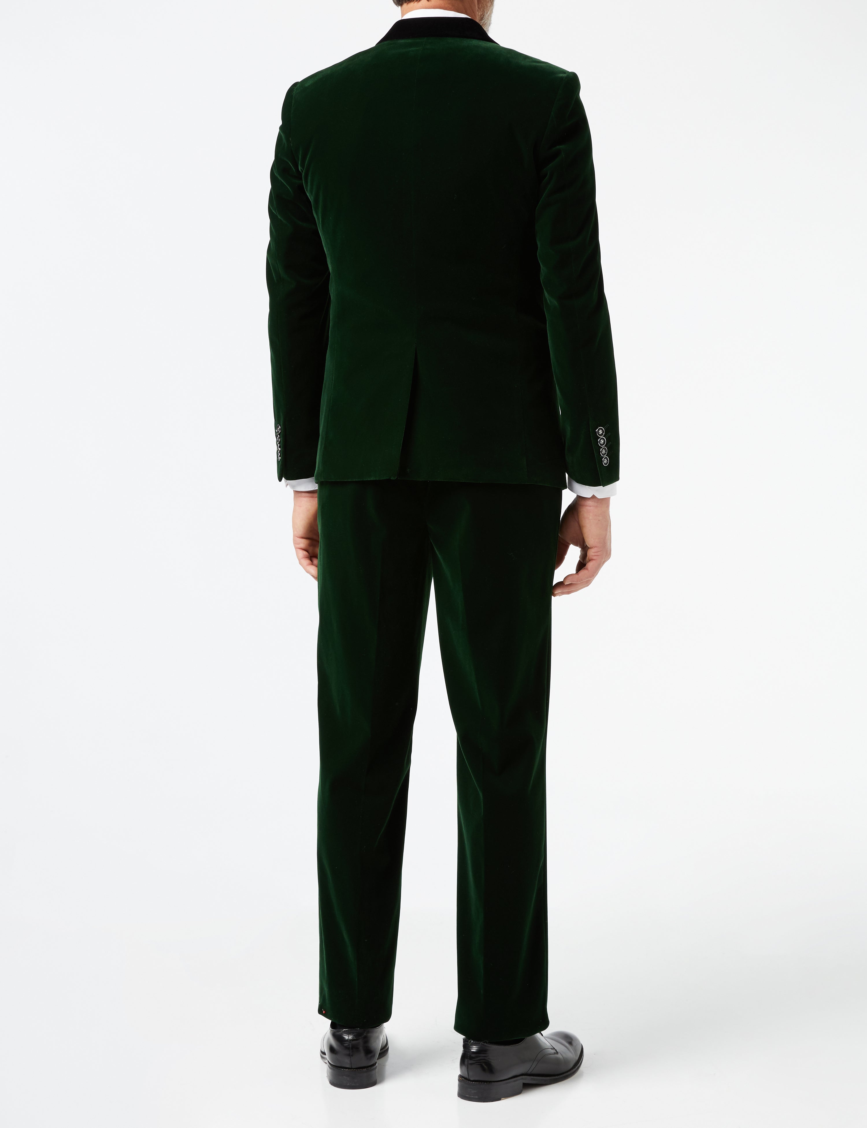 Green Velvet 3 Piece Wedding Suit