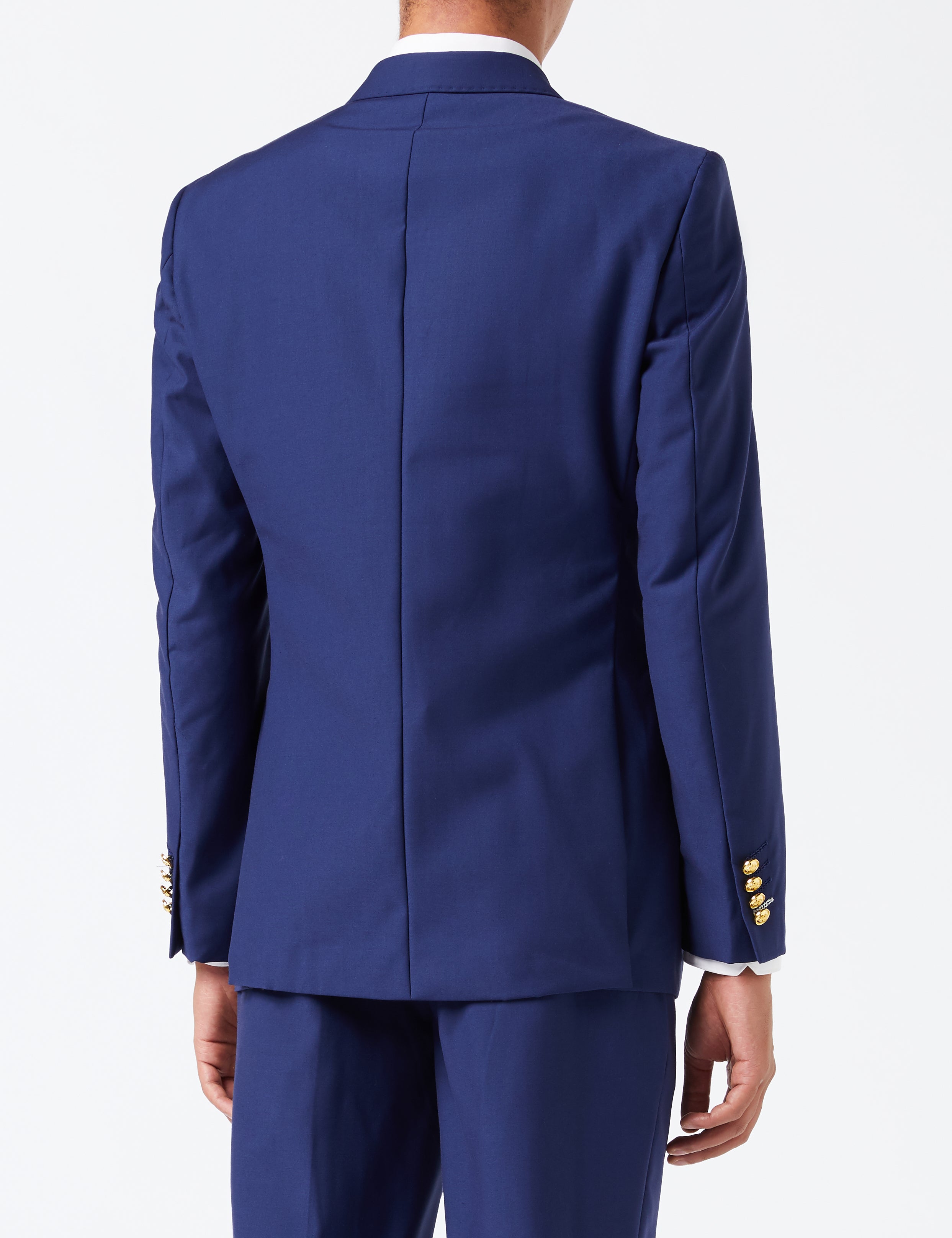 NAVY DOUBLE BREASTED GOLD BUTTON SUIT
