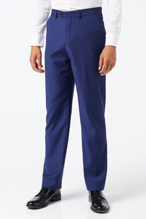 NAVY BLUE PLAIN SUIT TROUSER