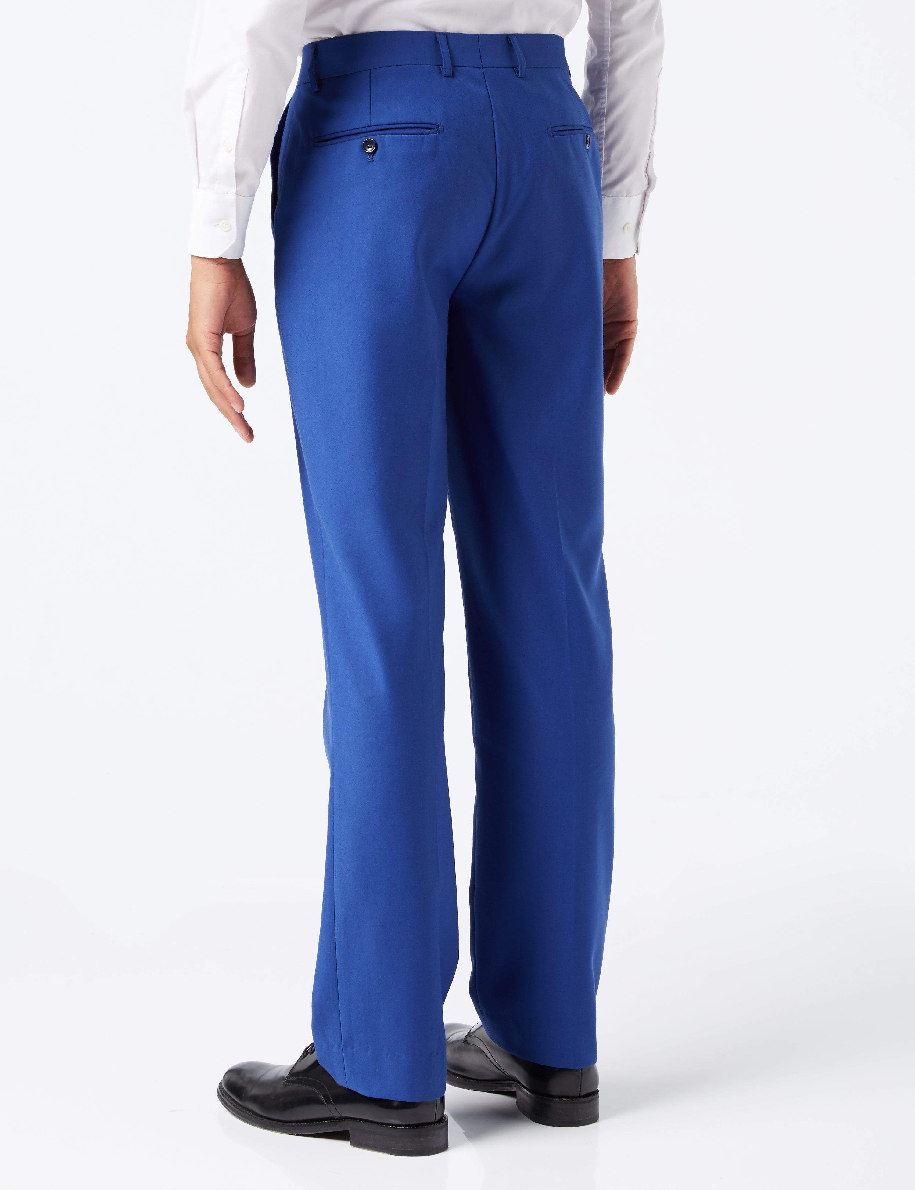 BLUE DOUBLE BREASTED GOLD BUTTON SUIT