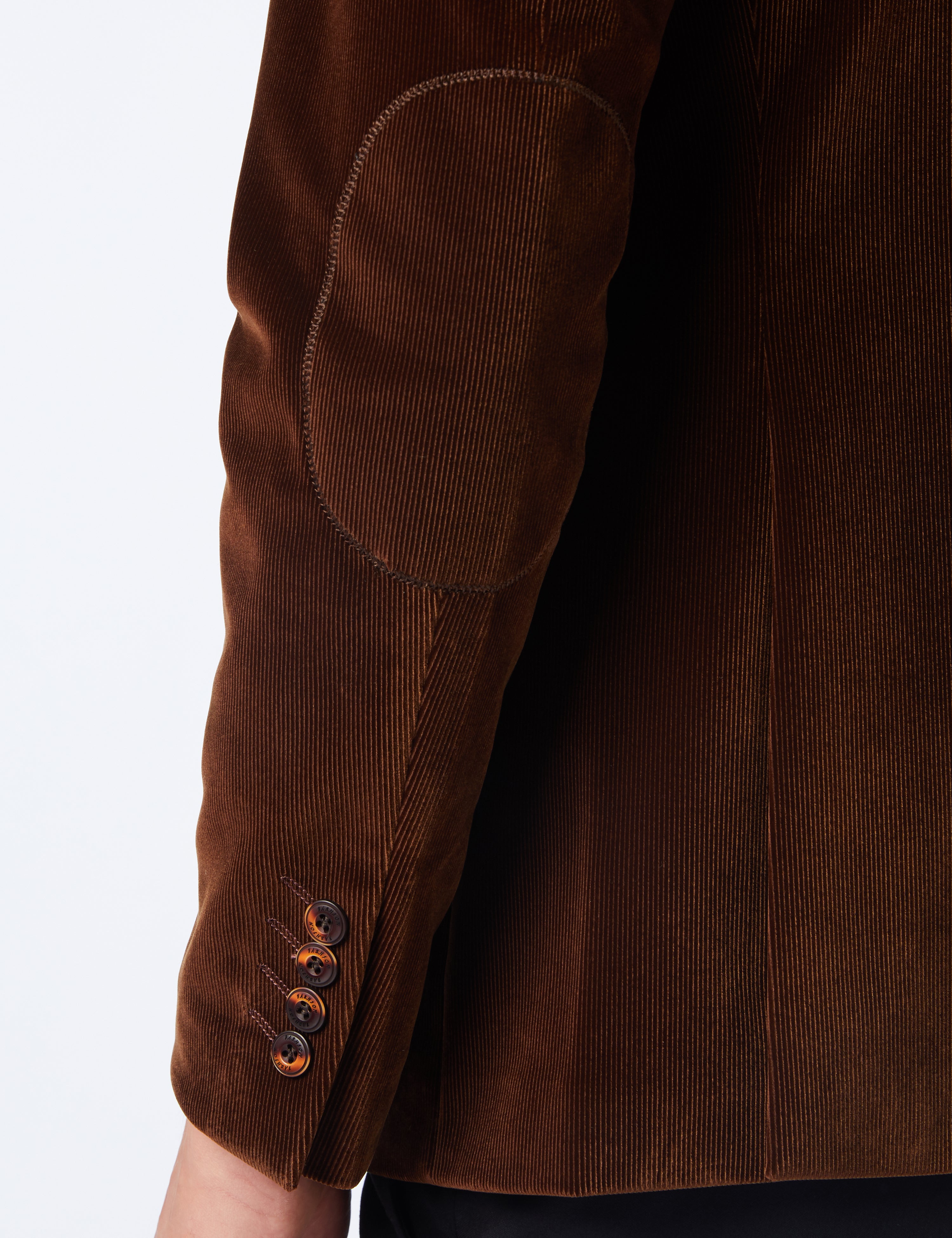 Brown Corduroy Blazer Jacket