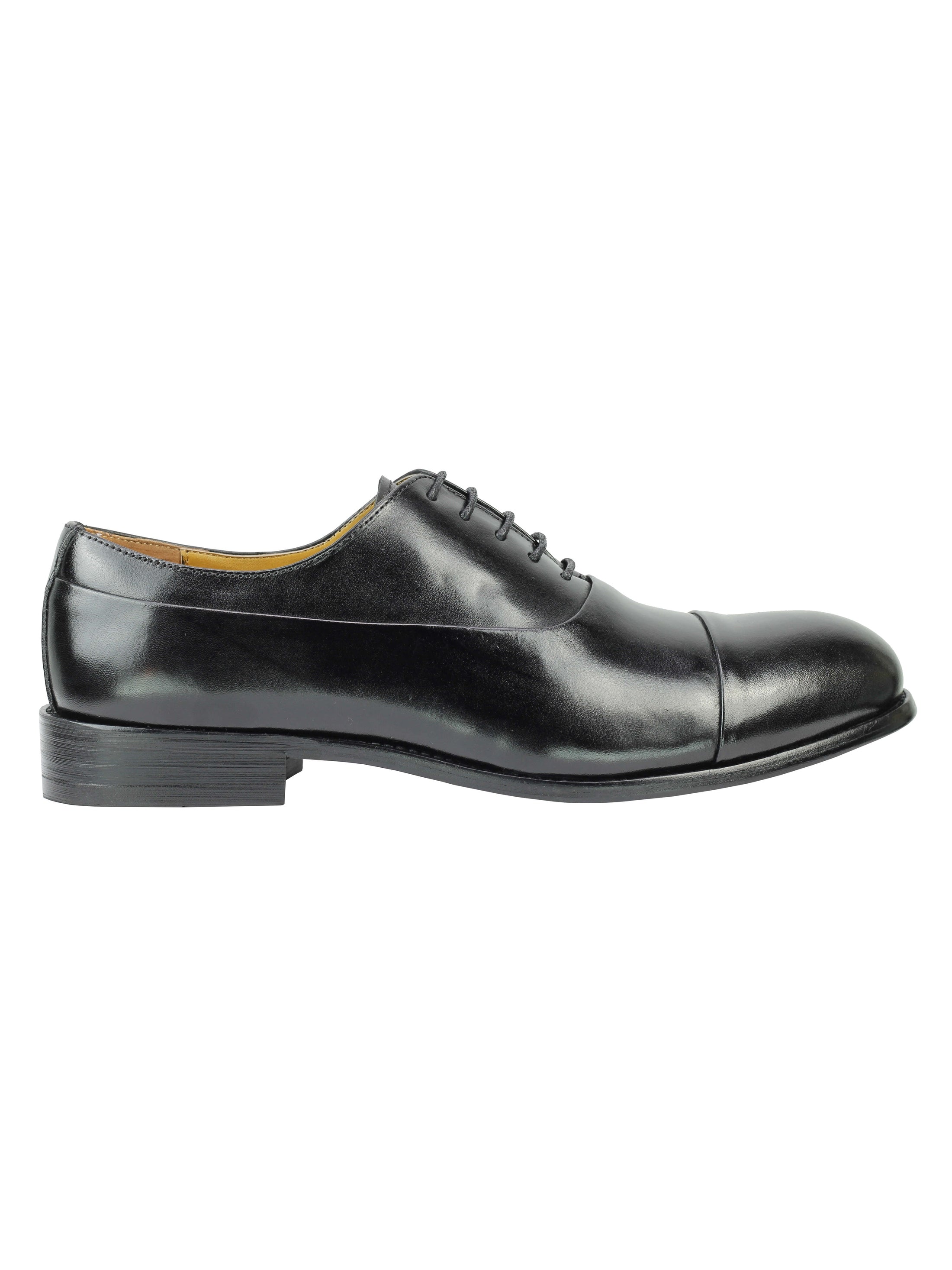 Real Leather Formal Lace Up Black