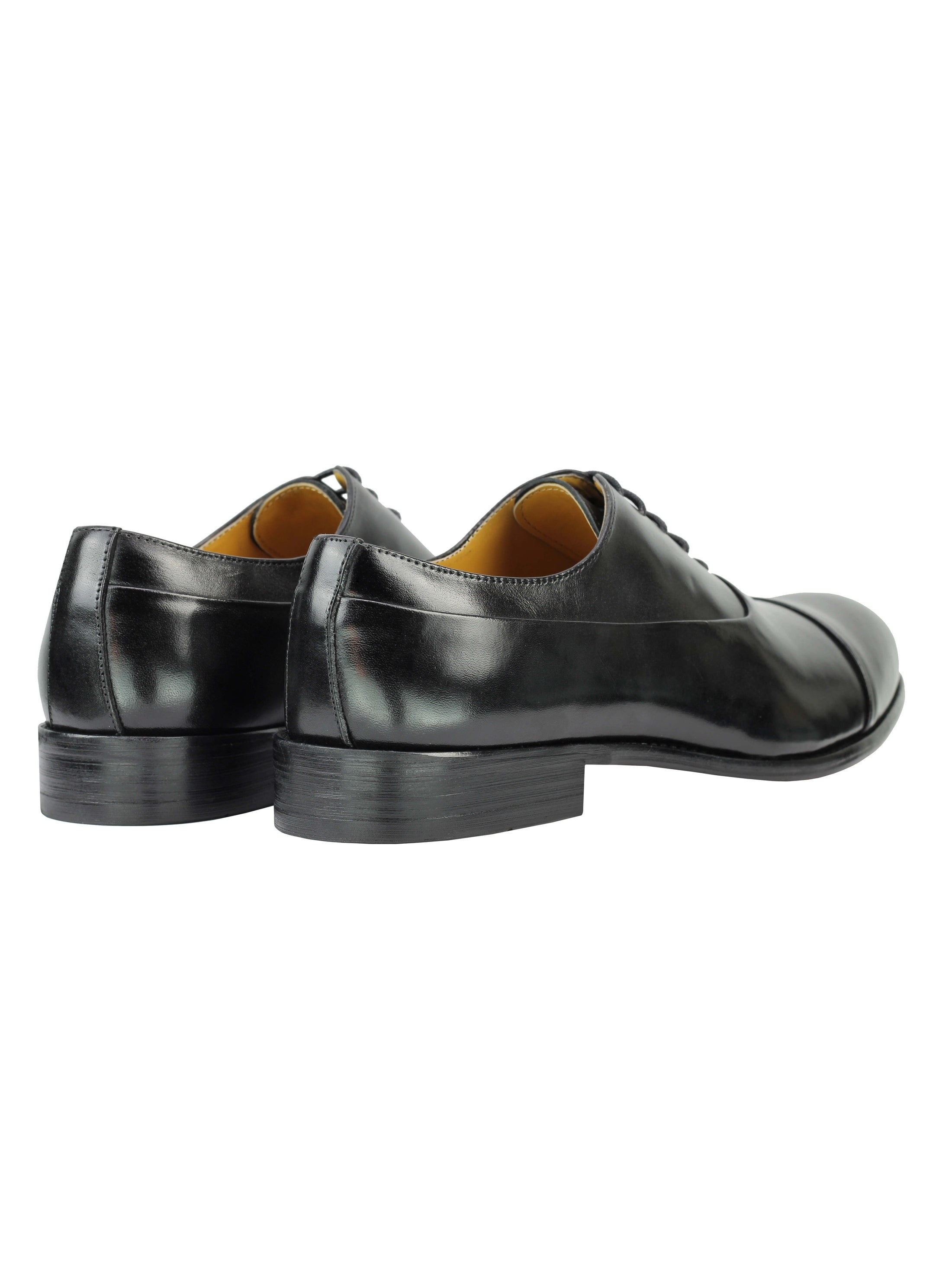 Real Leather Formal Lace Up Black