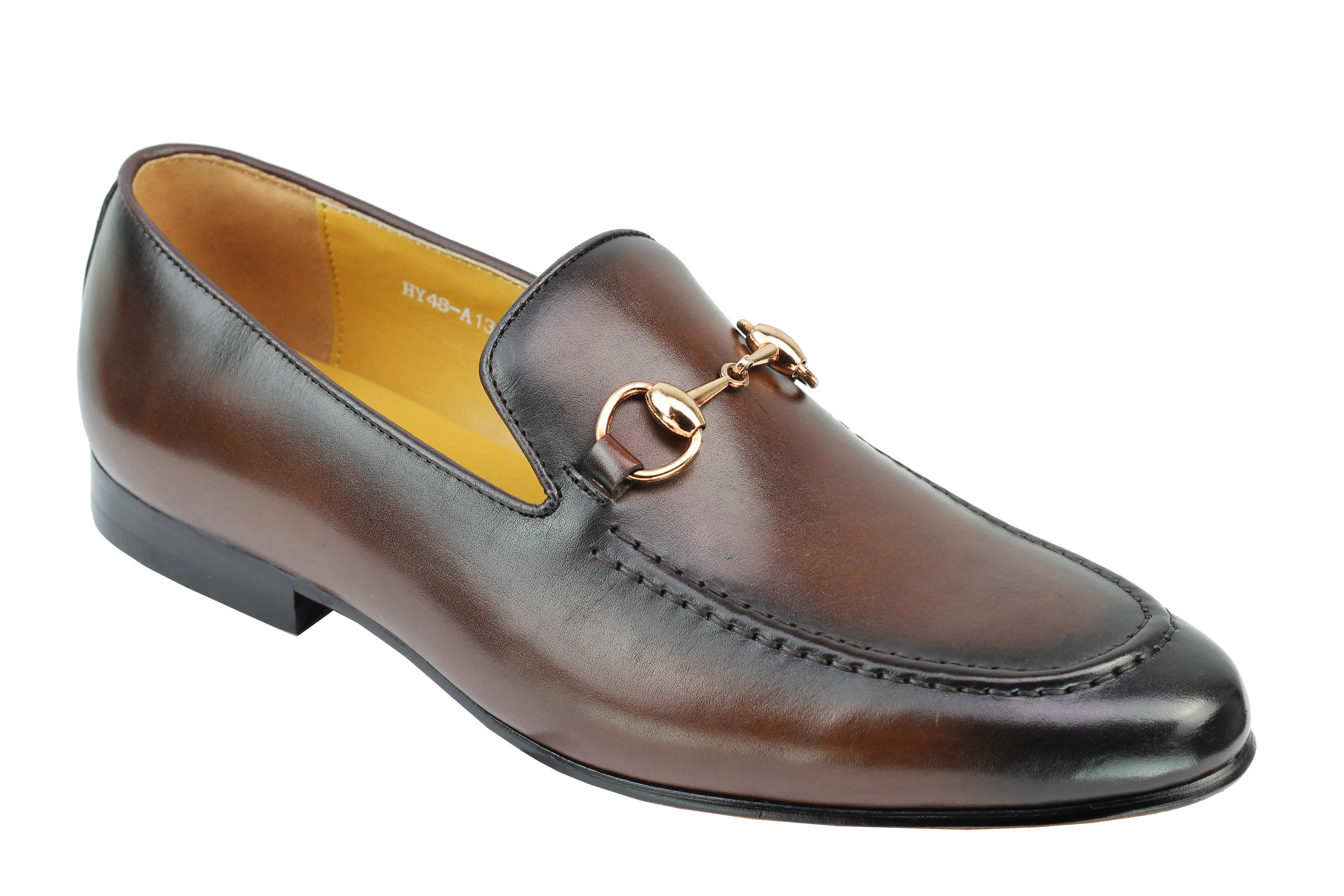 Real Leather Horse bit Snaffel Loafers