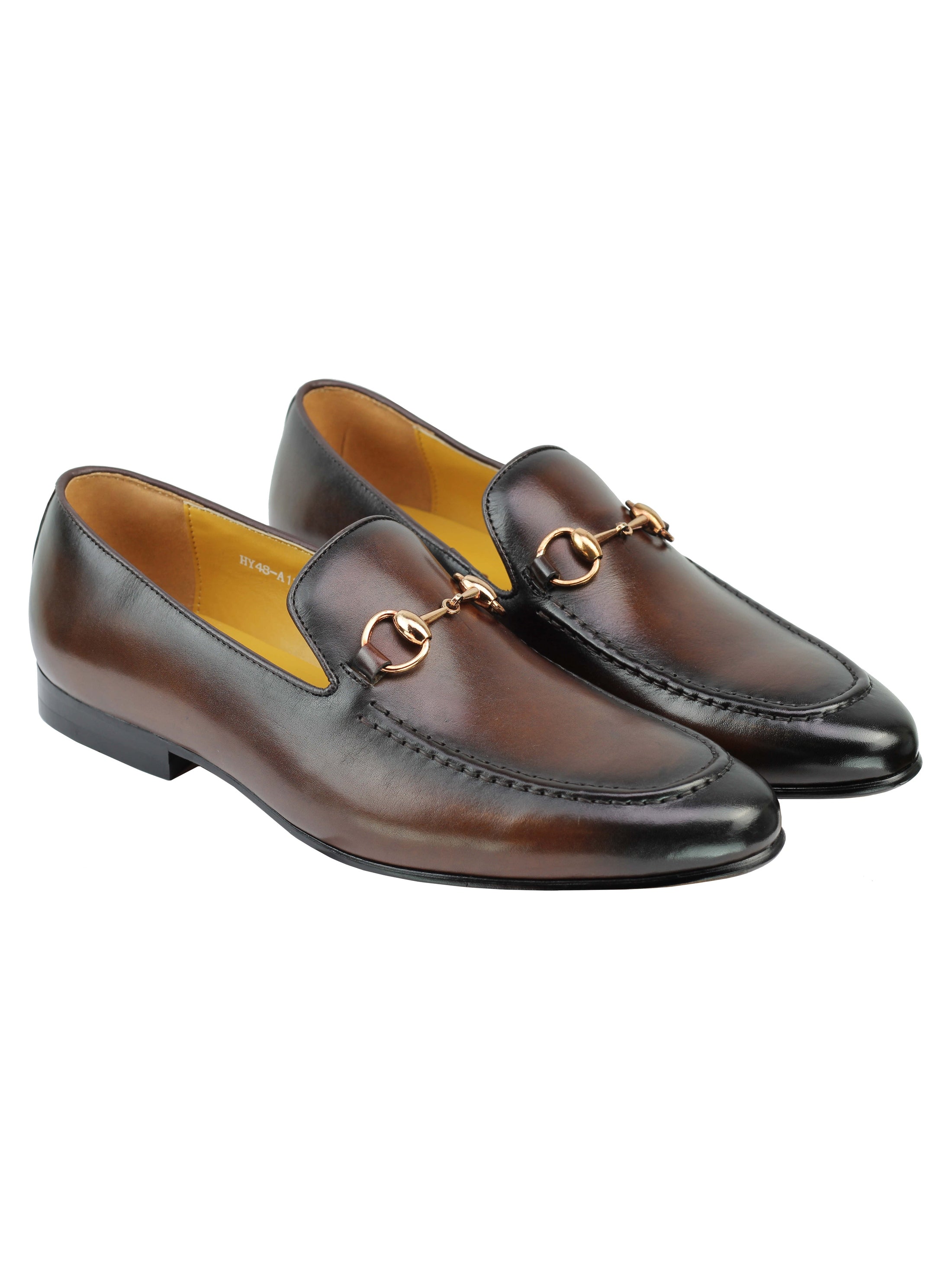 Real Leather Horse bit Snaffel Loafers