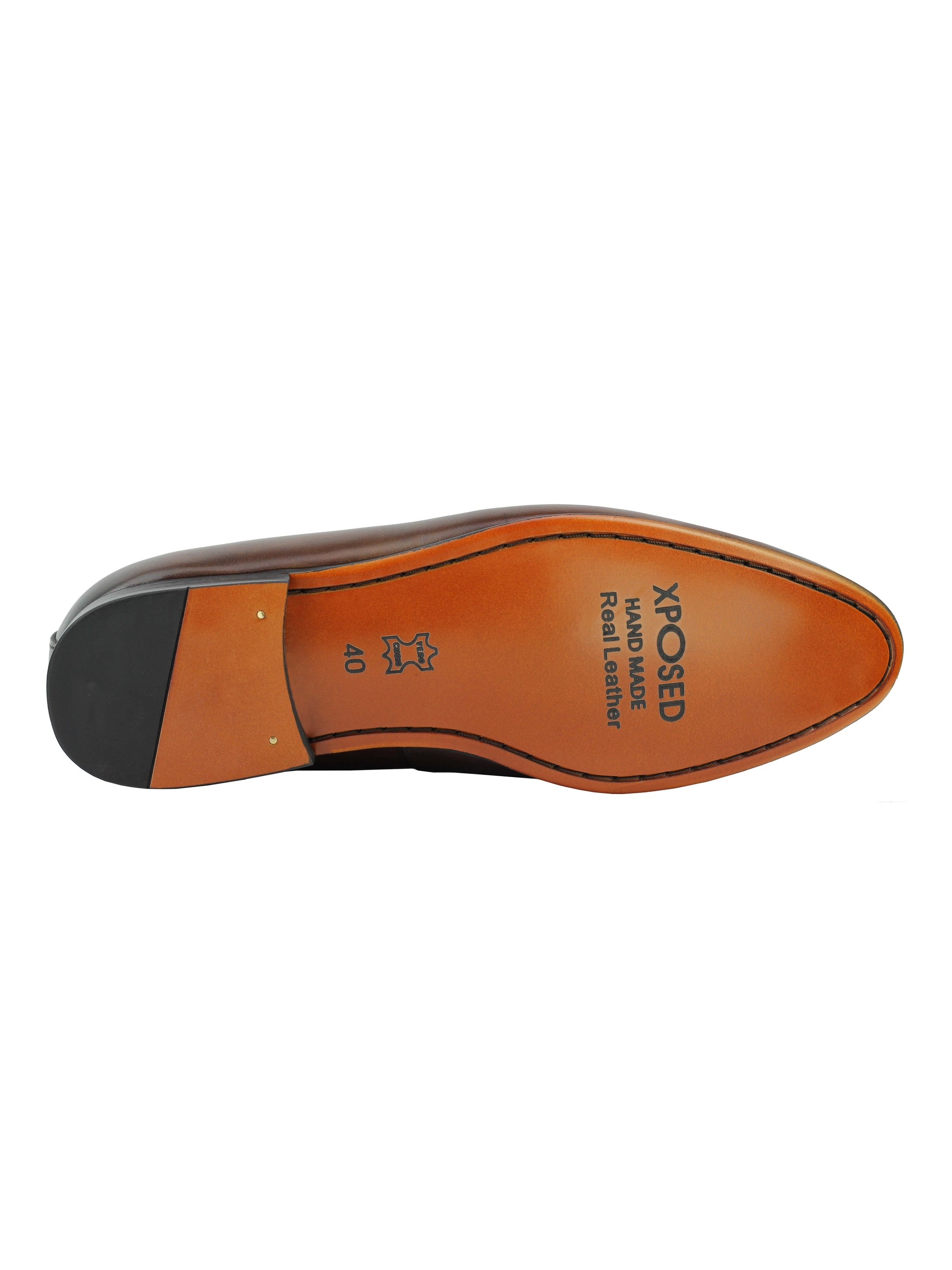 Mocassins Mors de Cheval en Cuir Véritable