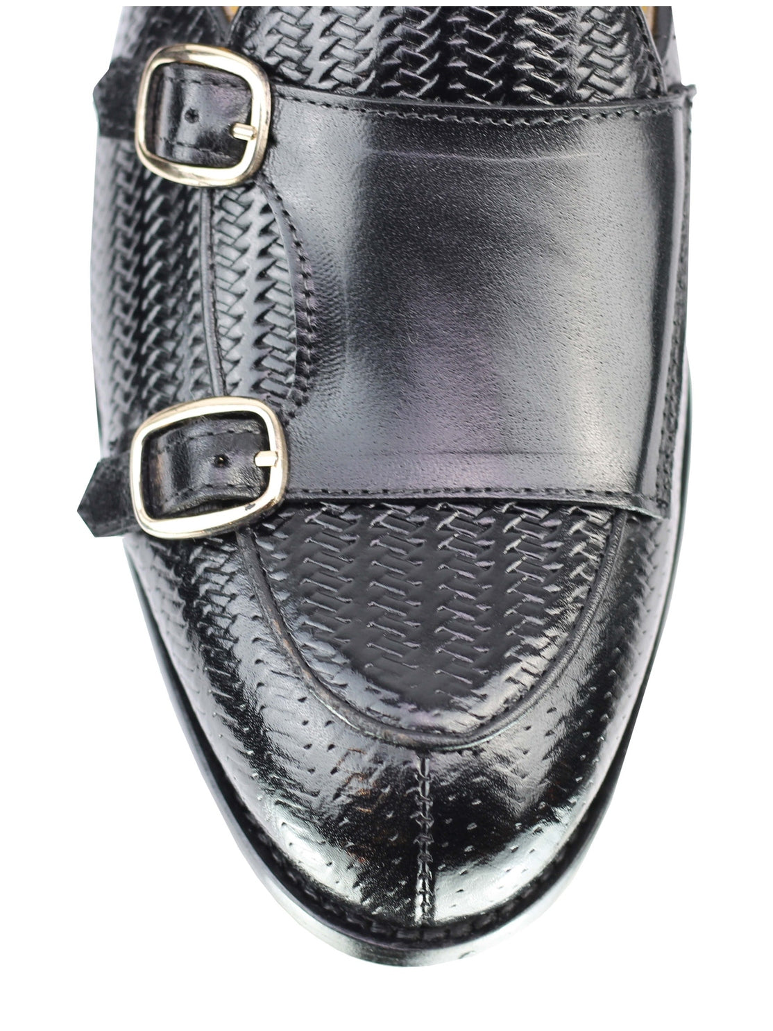 Real Leather Double Monk Strap Loafer