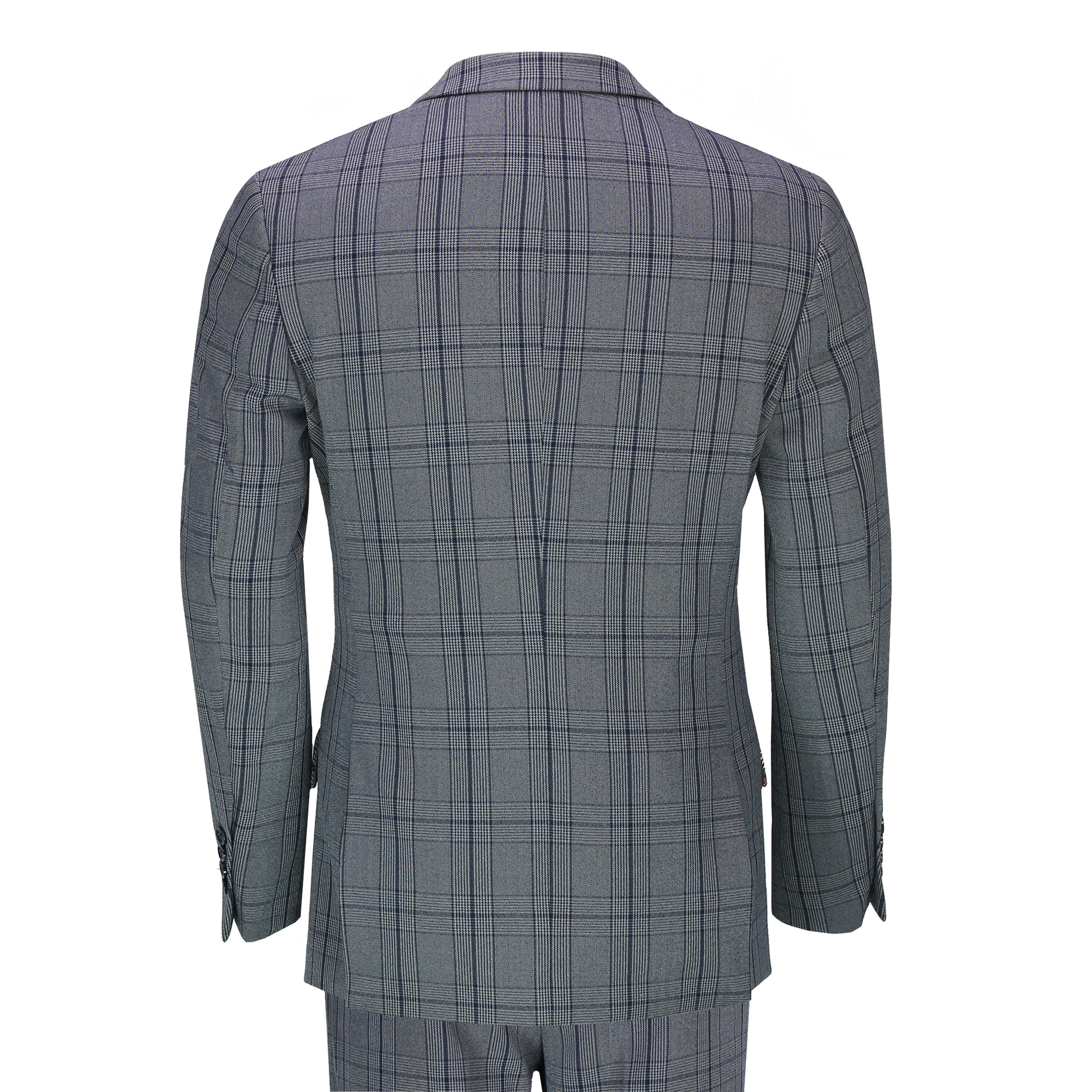 BEVAN – BLUE CHECKS SUIT