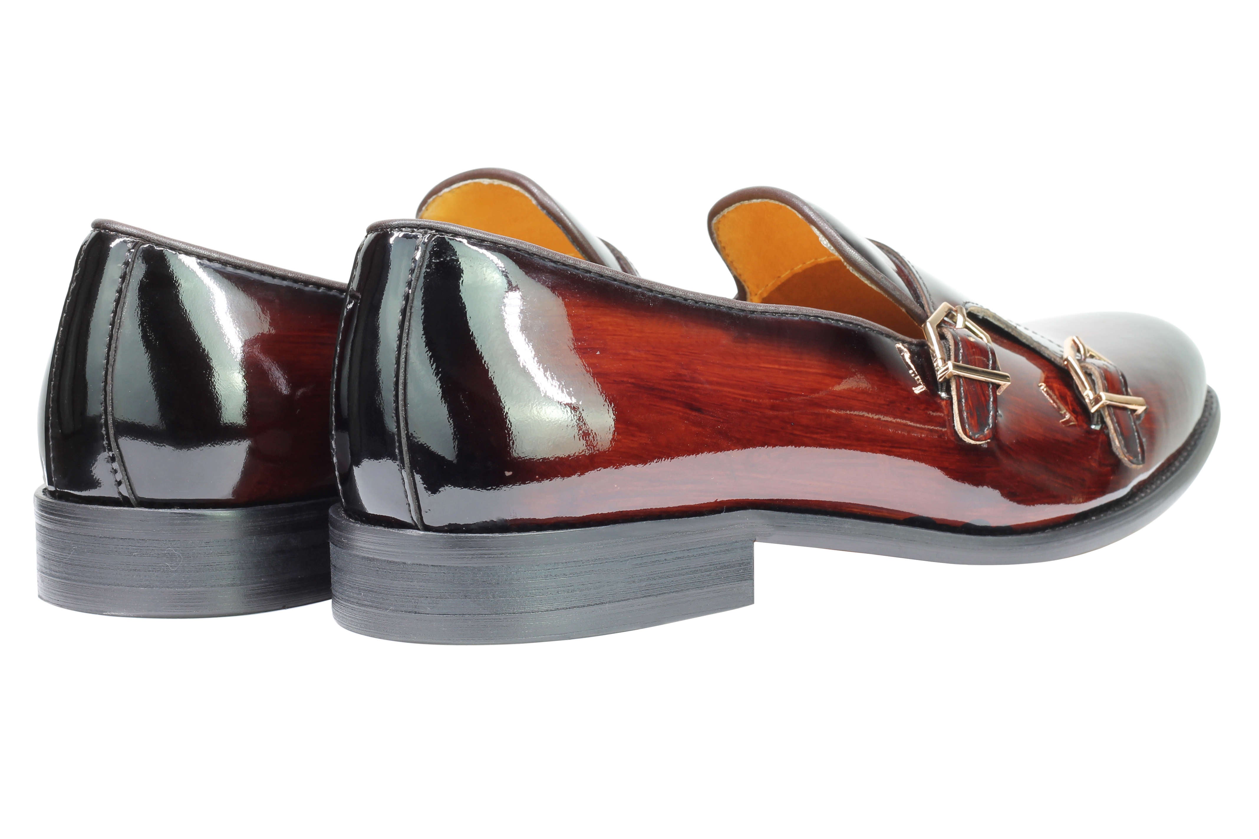 Real Leather Patent Tassel Shiny Loafers