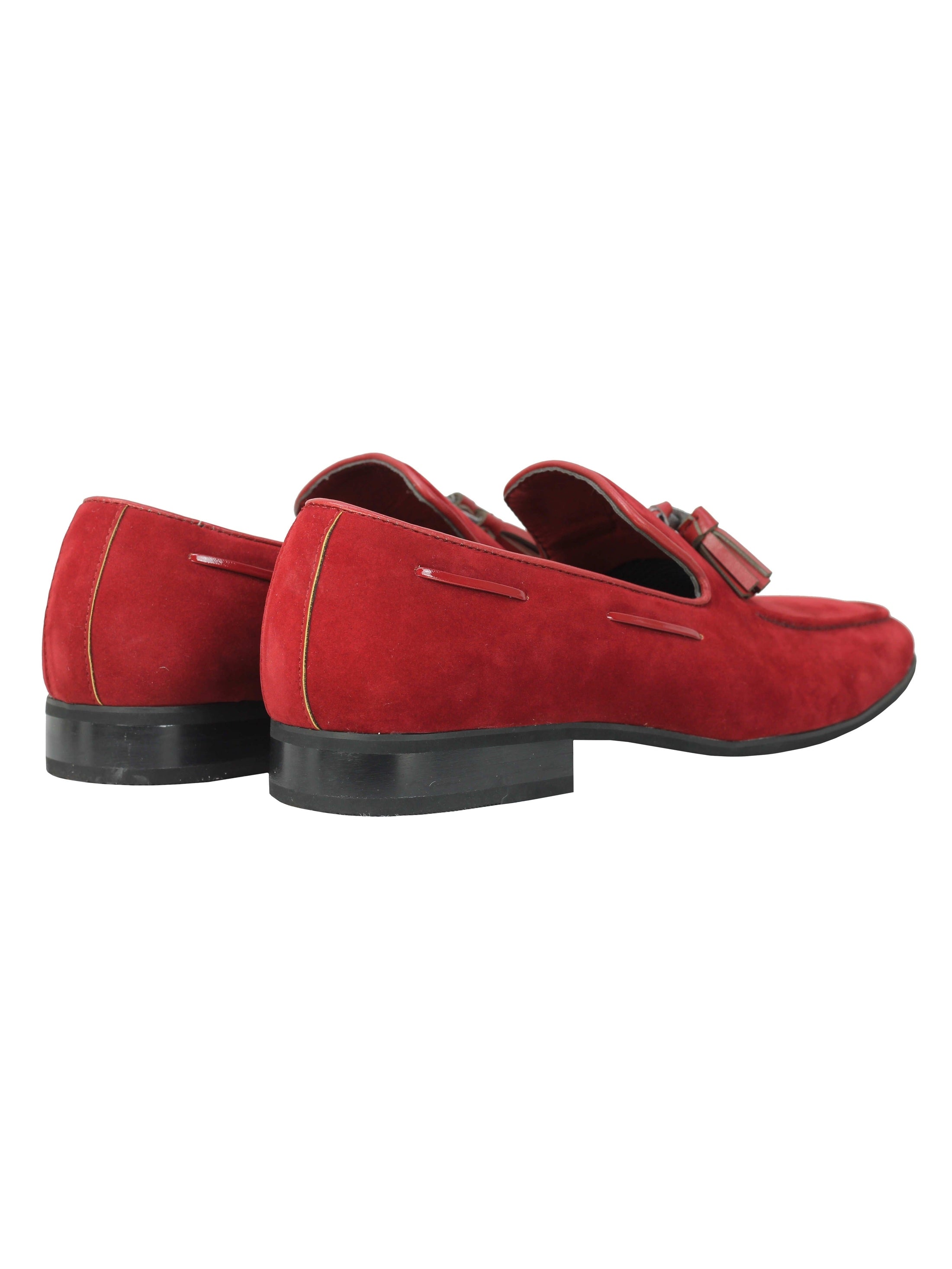 Faux Suede Leather Tassel Loafers