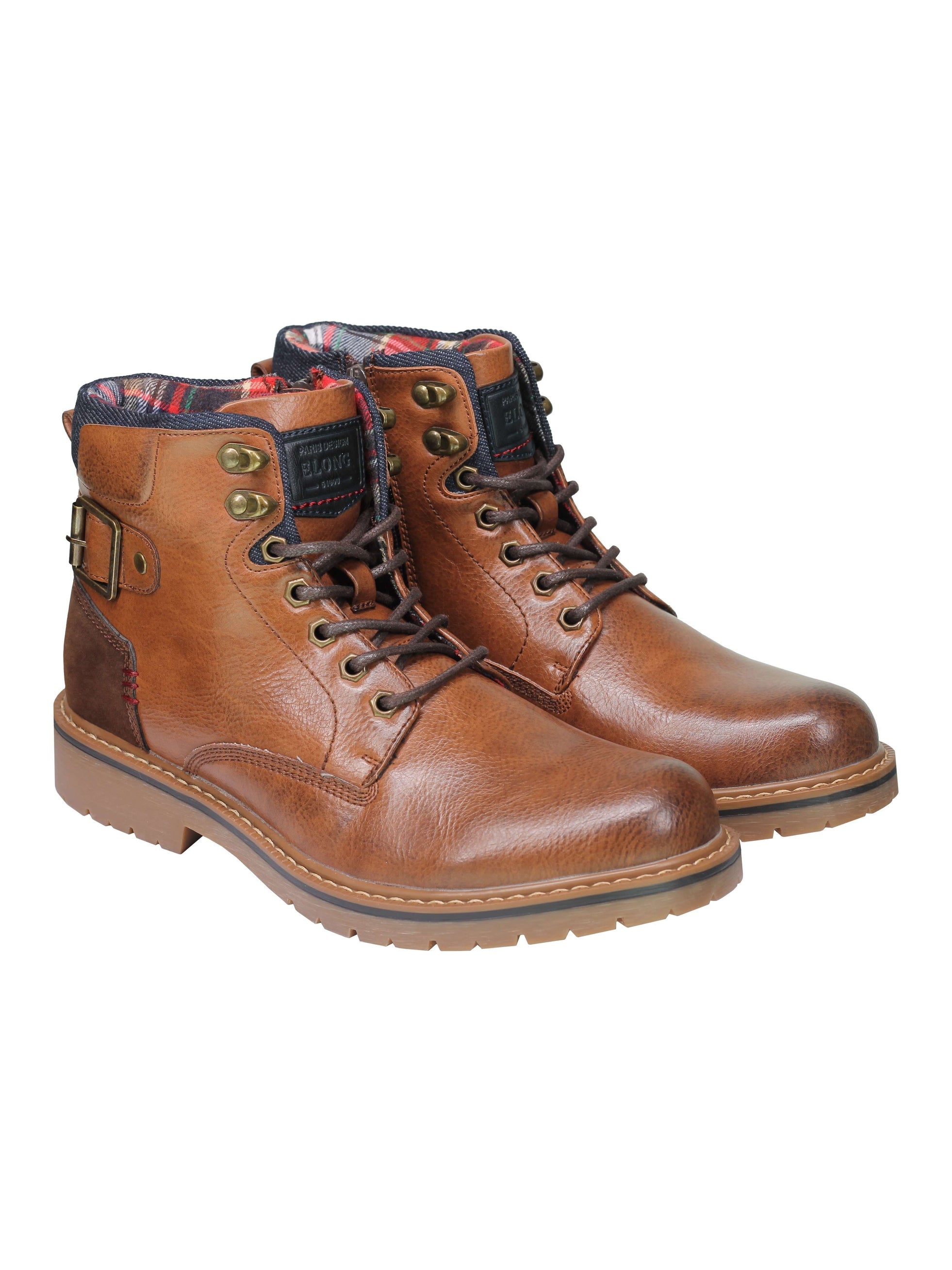 Combat Ankle Laceup Boots