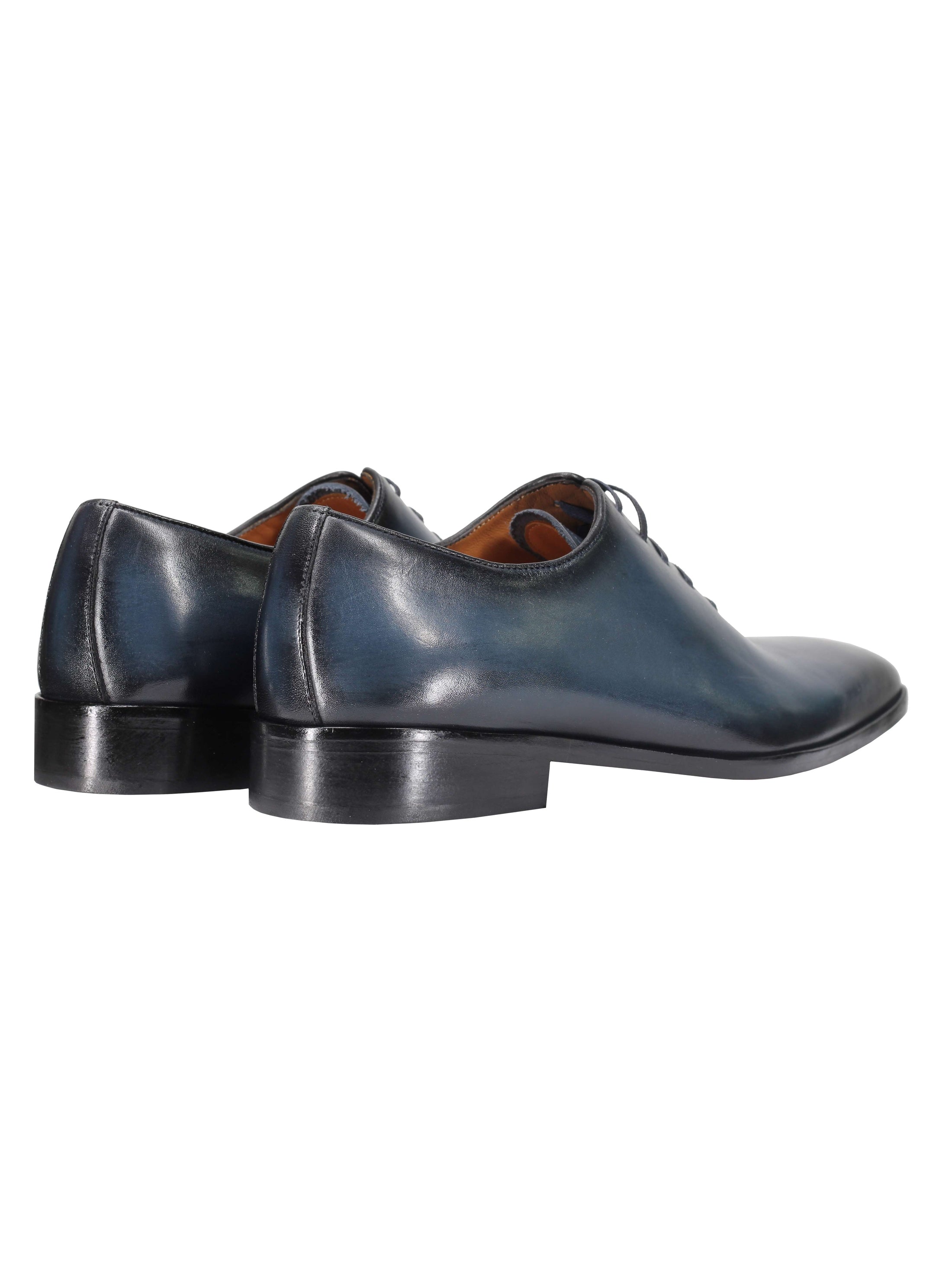 CALF LEATHER WHOLECUT OXFORD LACE UP SHOES