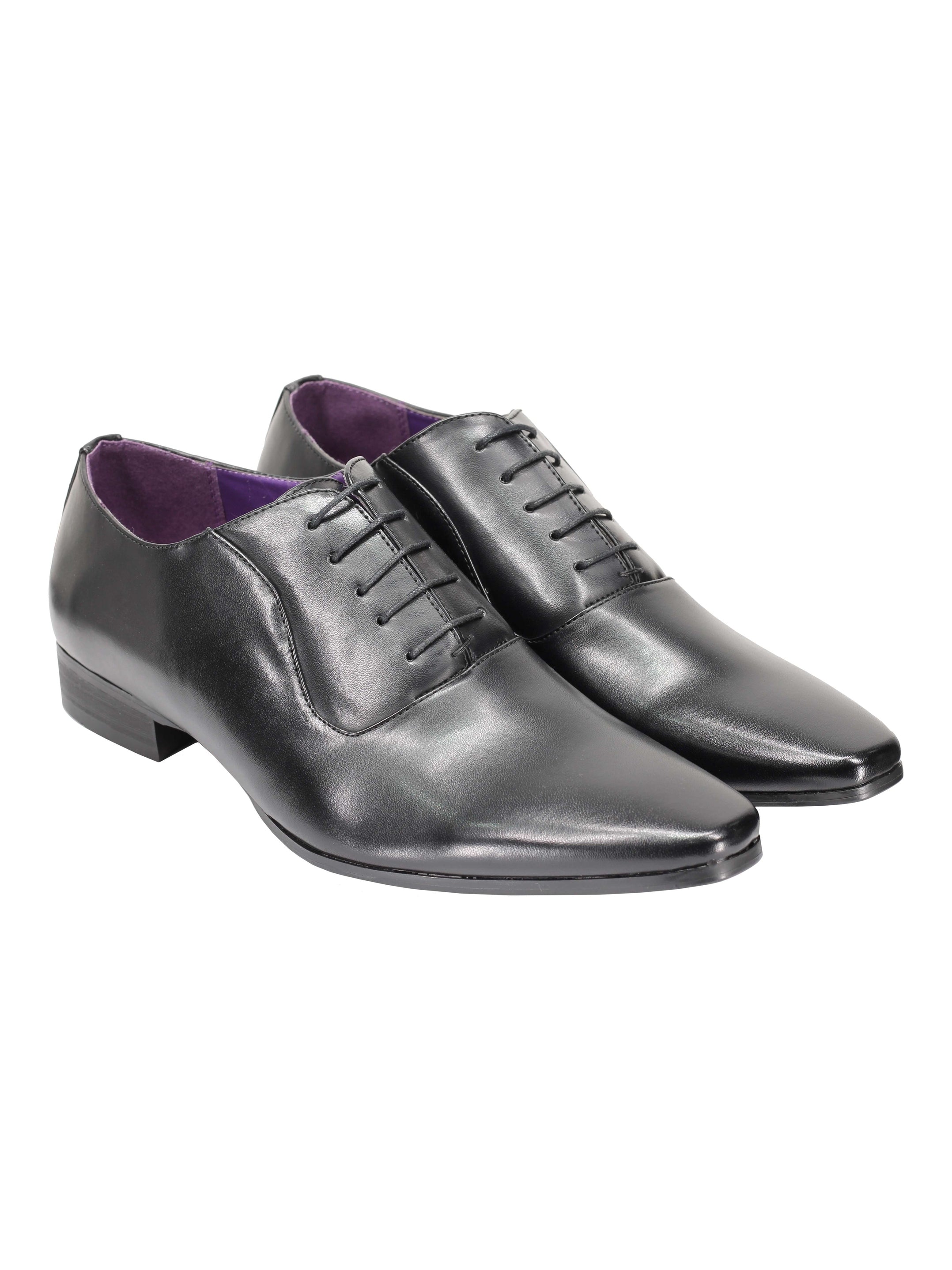 OXFORD SCHNÜRSCHUHE AUS KUNSTLEDER