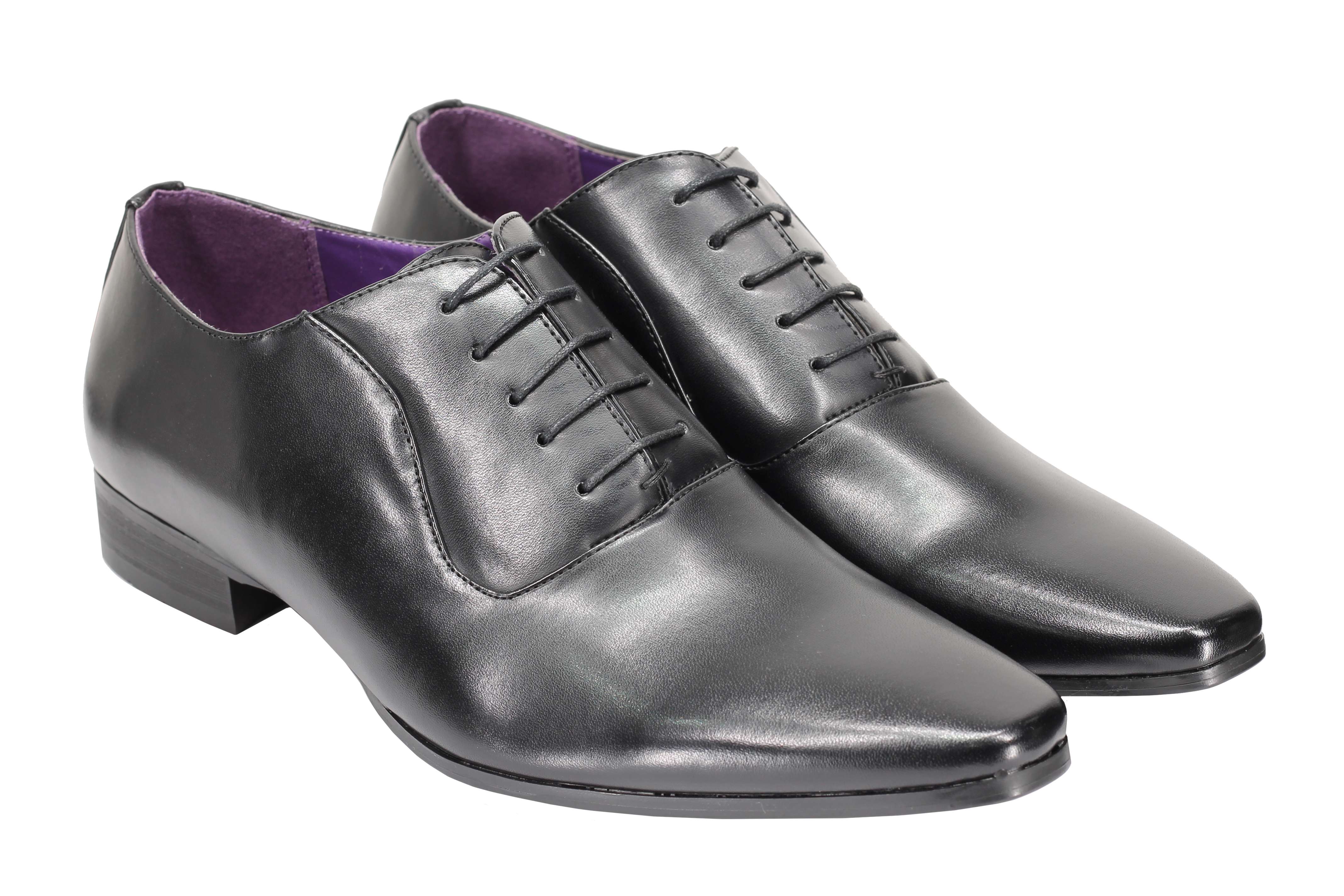 OXFORD LACE UP FAUX LEATHER SHOES