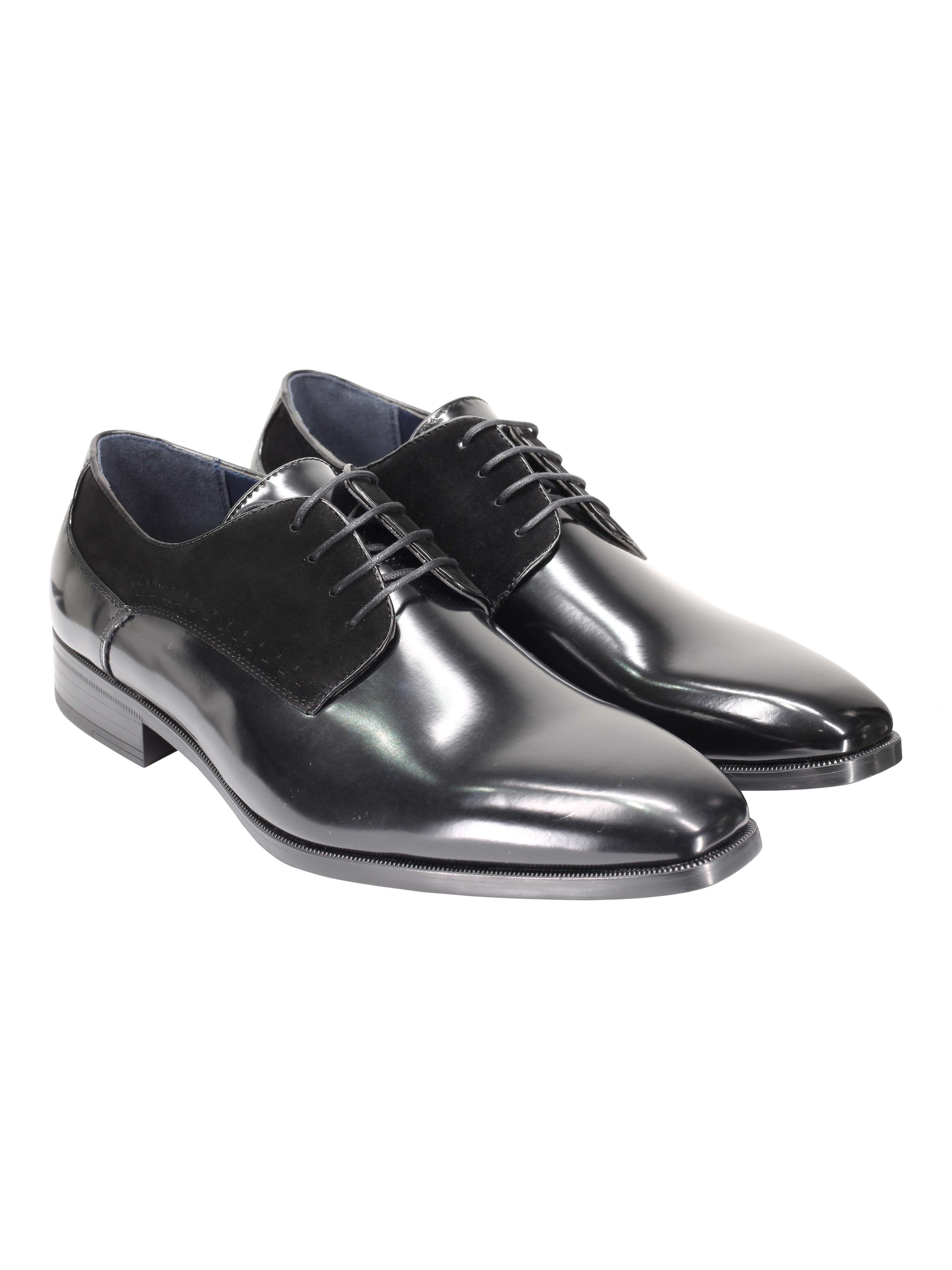 DERBY 2 TONE LEATHER LACE UP SHOES