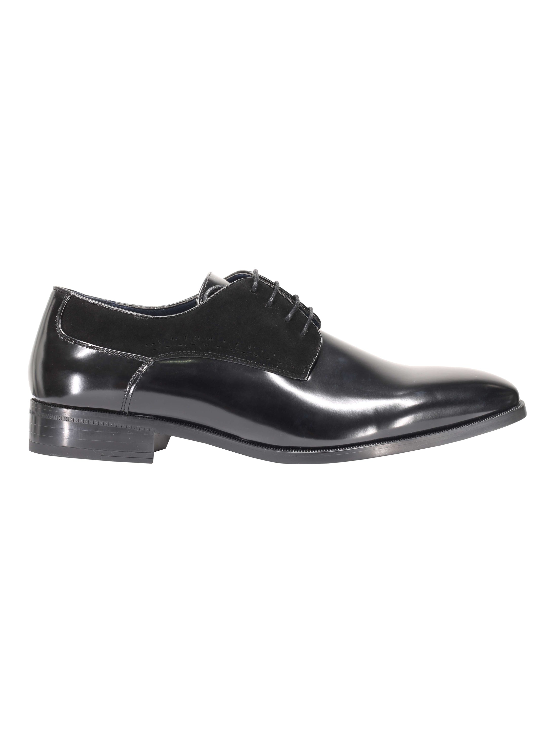 DERBY 2 TONE LEATHER LACE UP SHOES