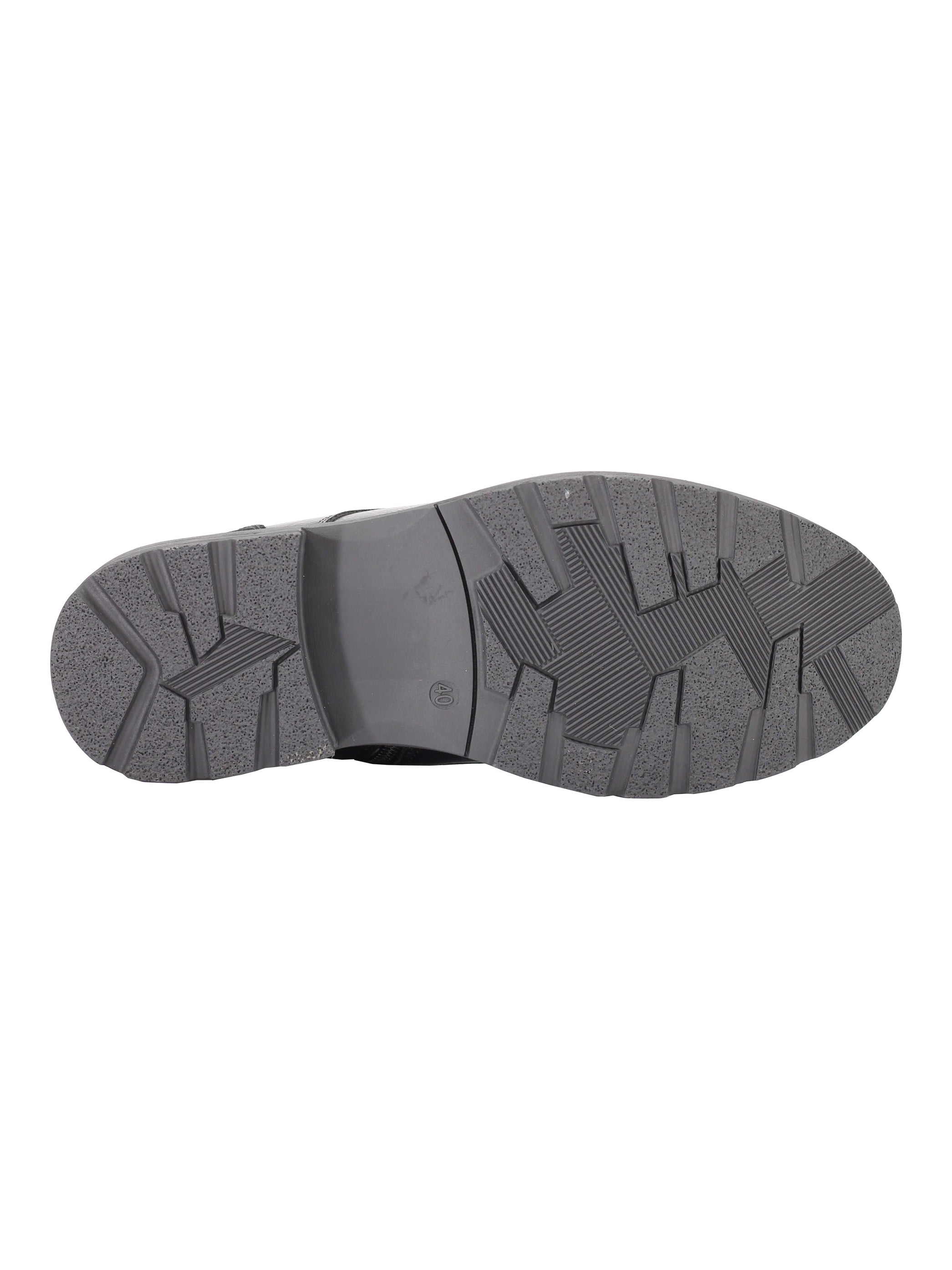 BOTTINES À LACETS AVEC ZIP