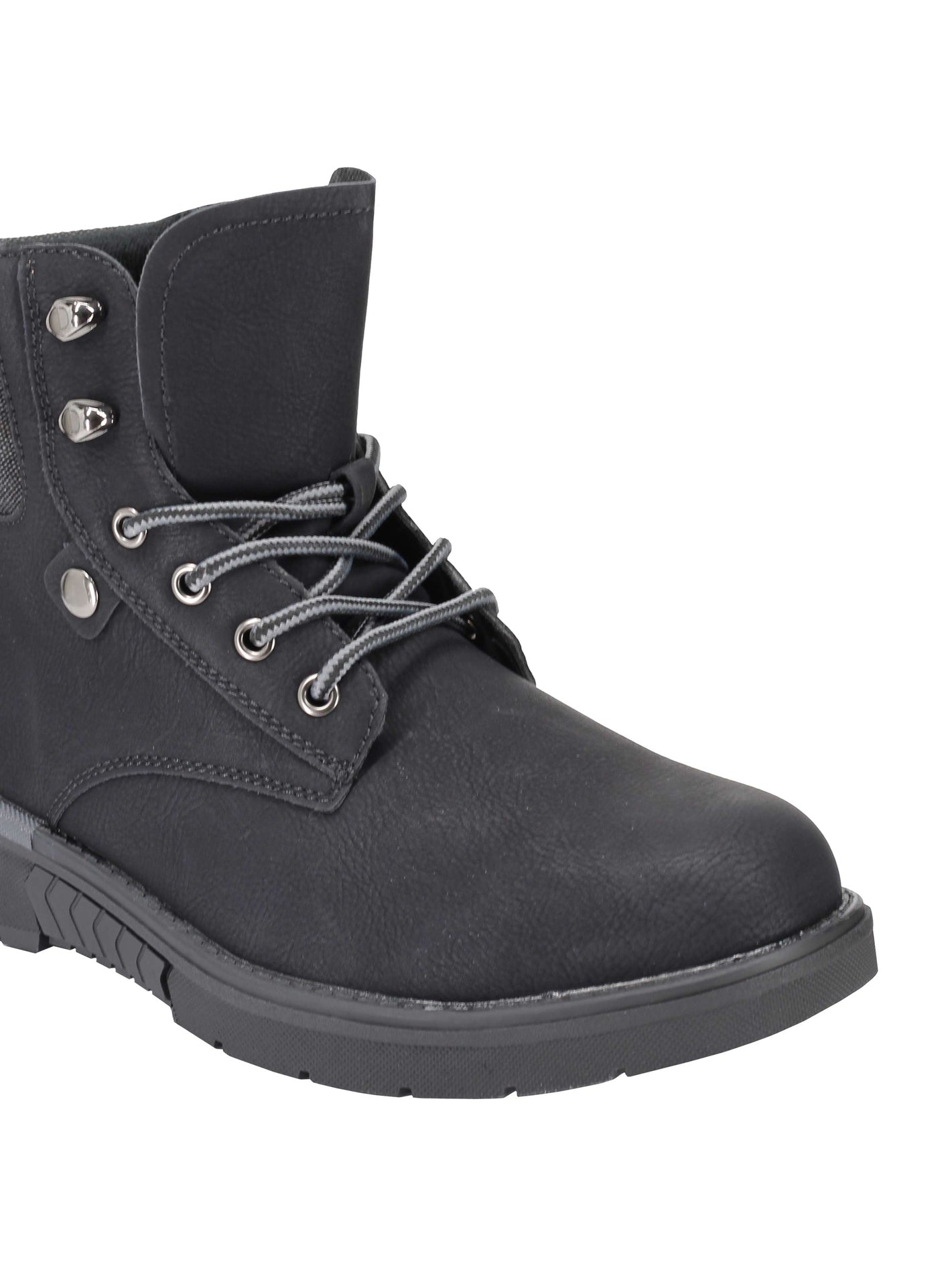 ANKLE MID TOP LACE UP BOOTS