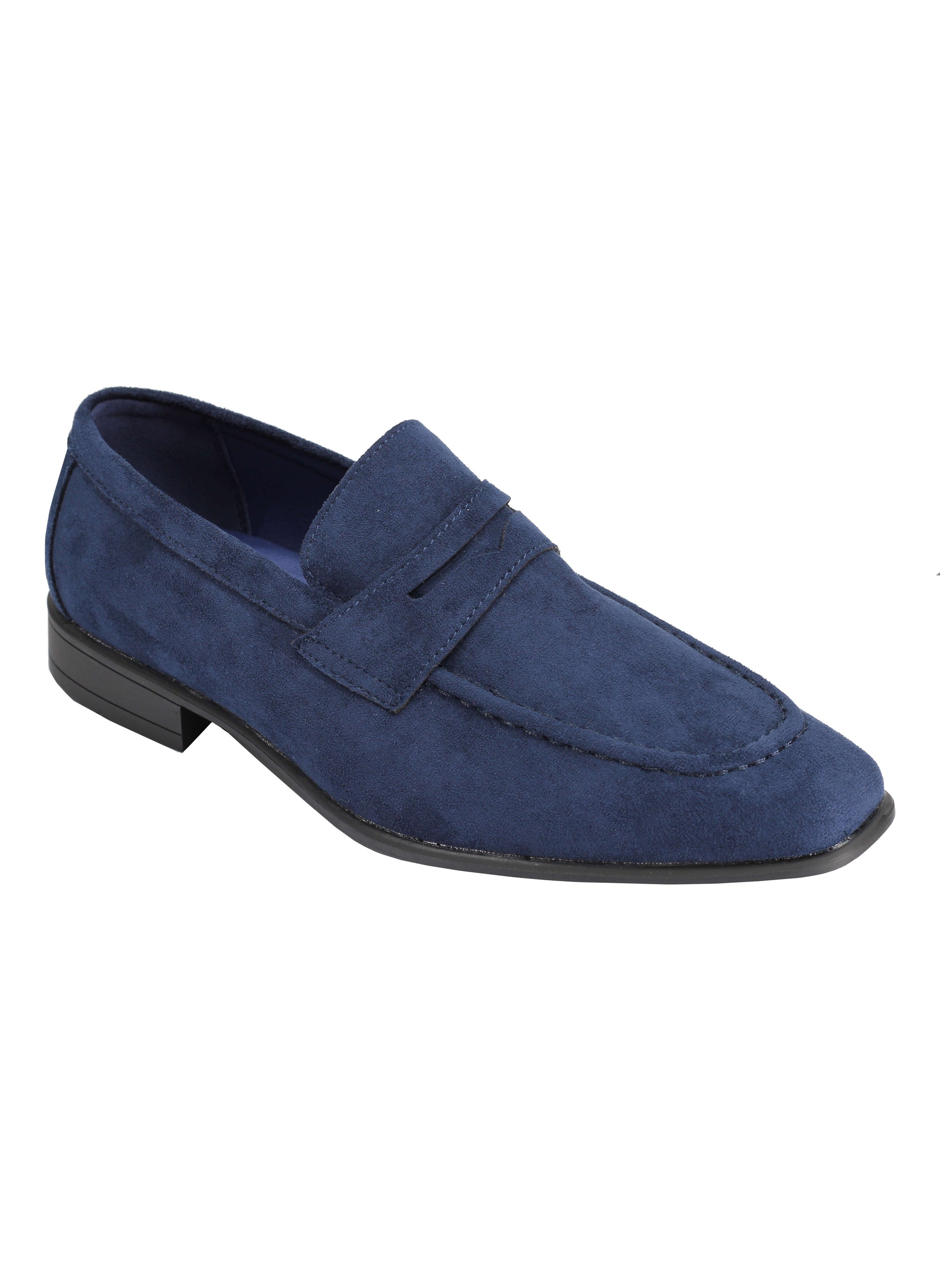 SUEDE PENNY LOAFERS